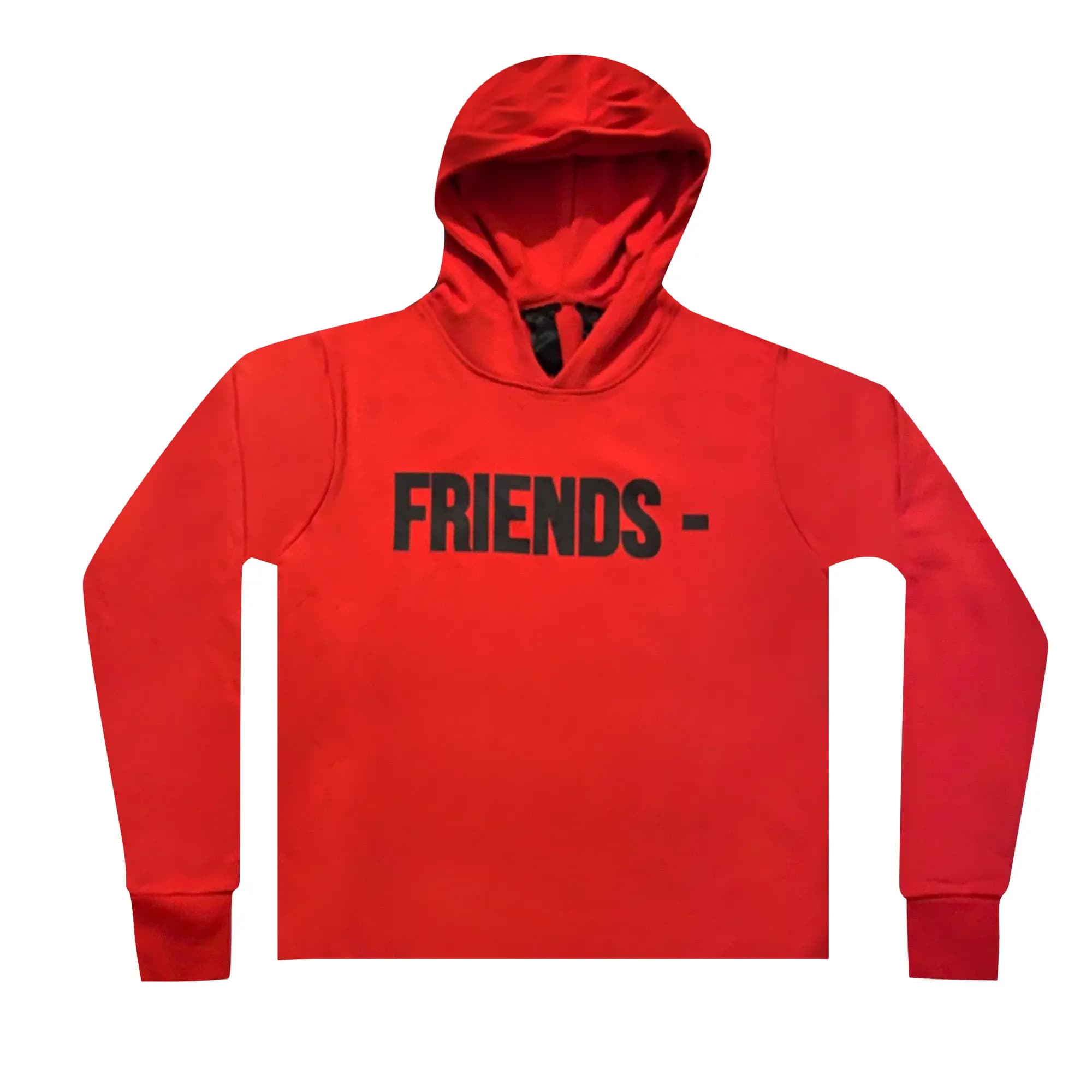 Vlone Friends Hoodie 'Red/Black' by VLONE