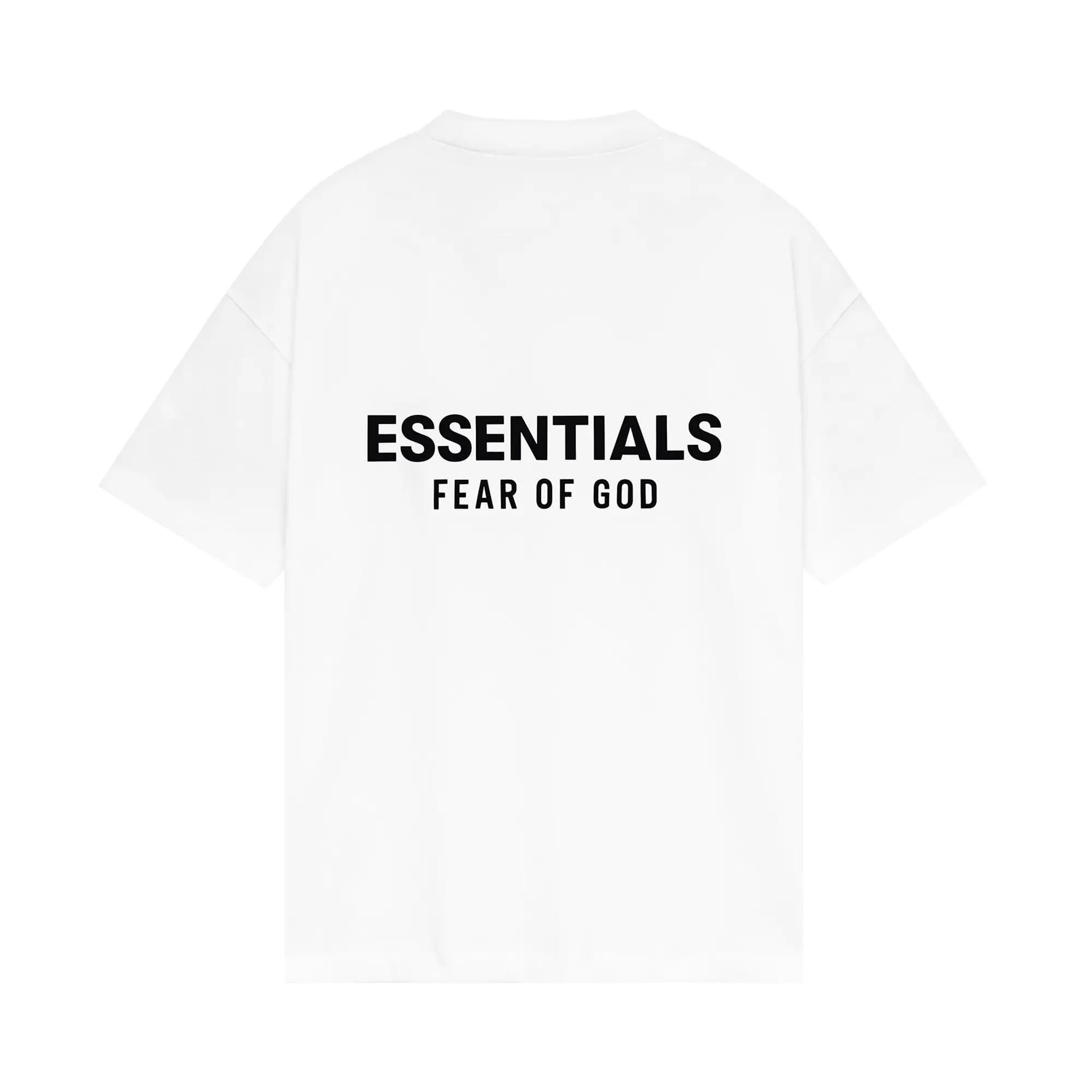 Fear of God Essentials Classic Fit T-Shirt 'Bright White' 2