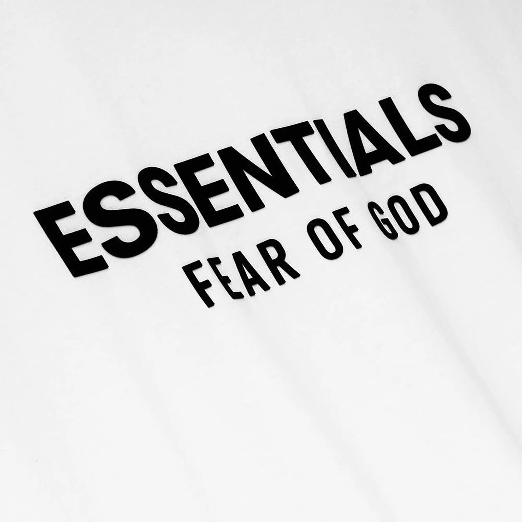 Fear of God Essentials Classic Fit T-Shirt 'Bright White' 3