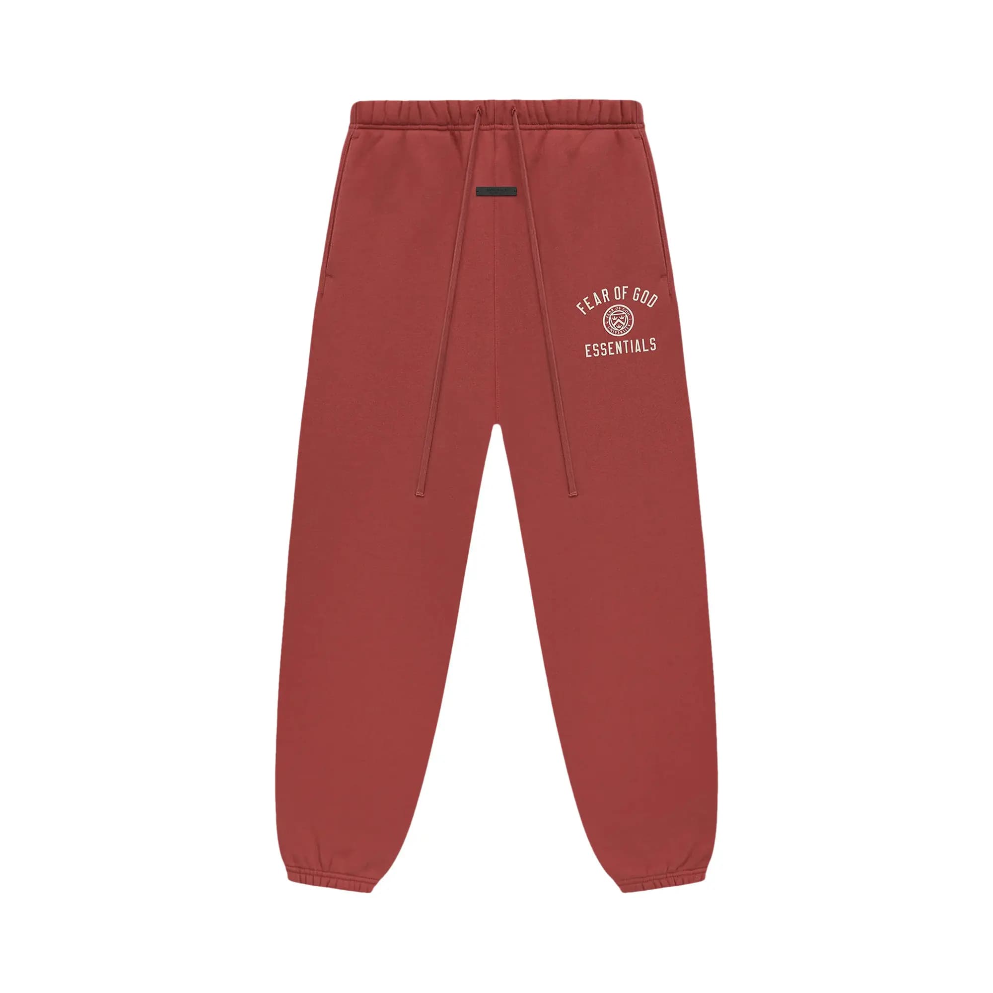 Fear of God Essentials Fleece Sweatpant 'Crimson Red' by Fear of God