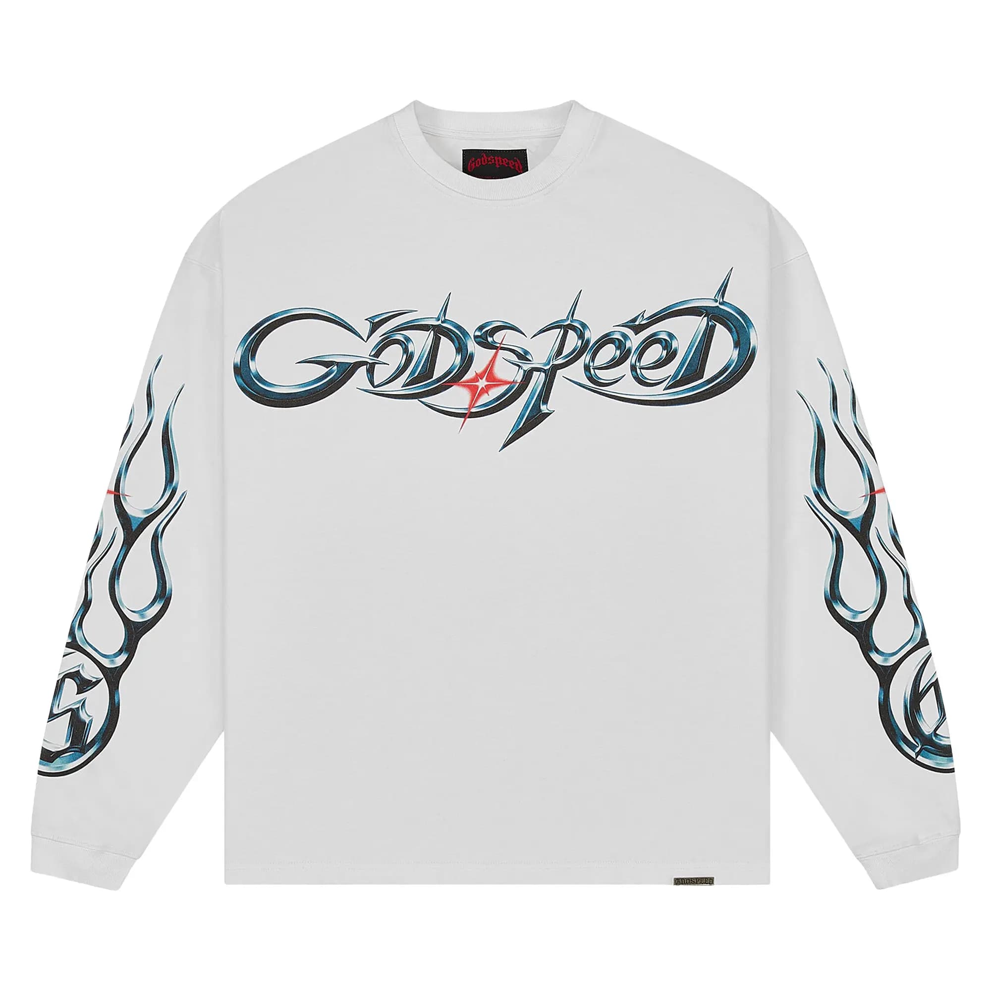 Godspeed New Age Reloaded LoNG-Sleeve T-Shirt 'Snow' by Godspeed