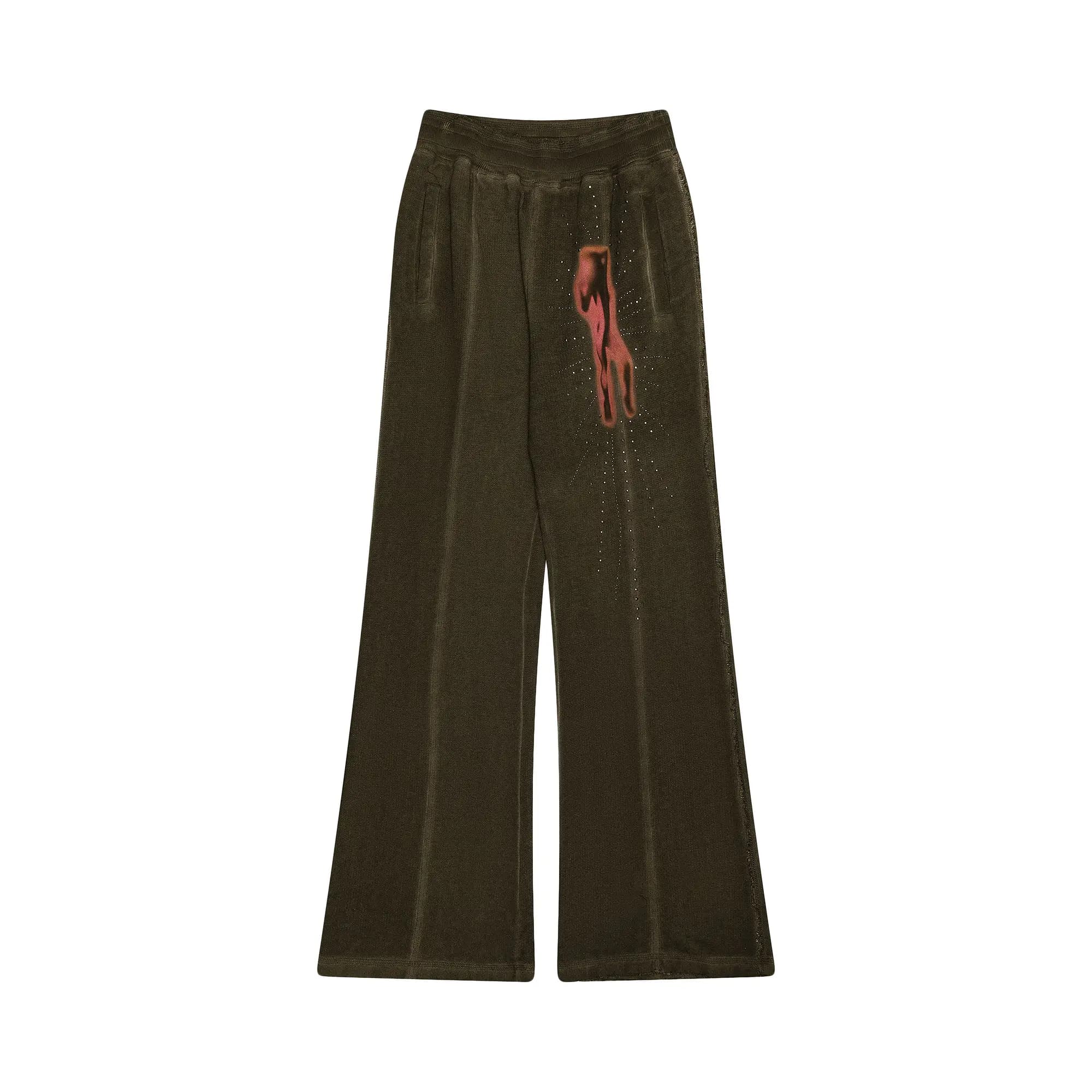Diesel Quinn Double-Knit Track Pants 'Olive' by Diesel