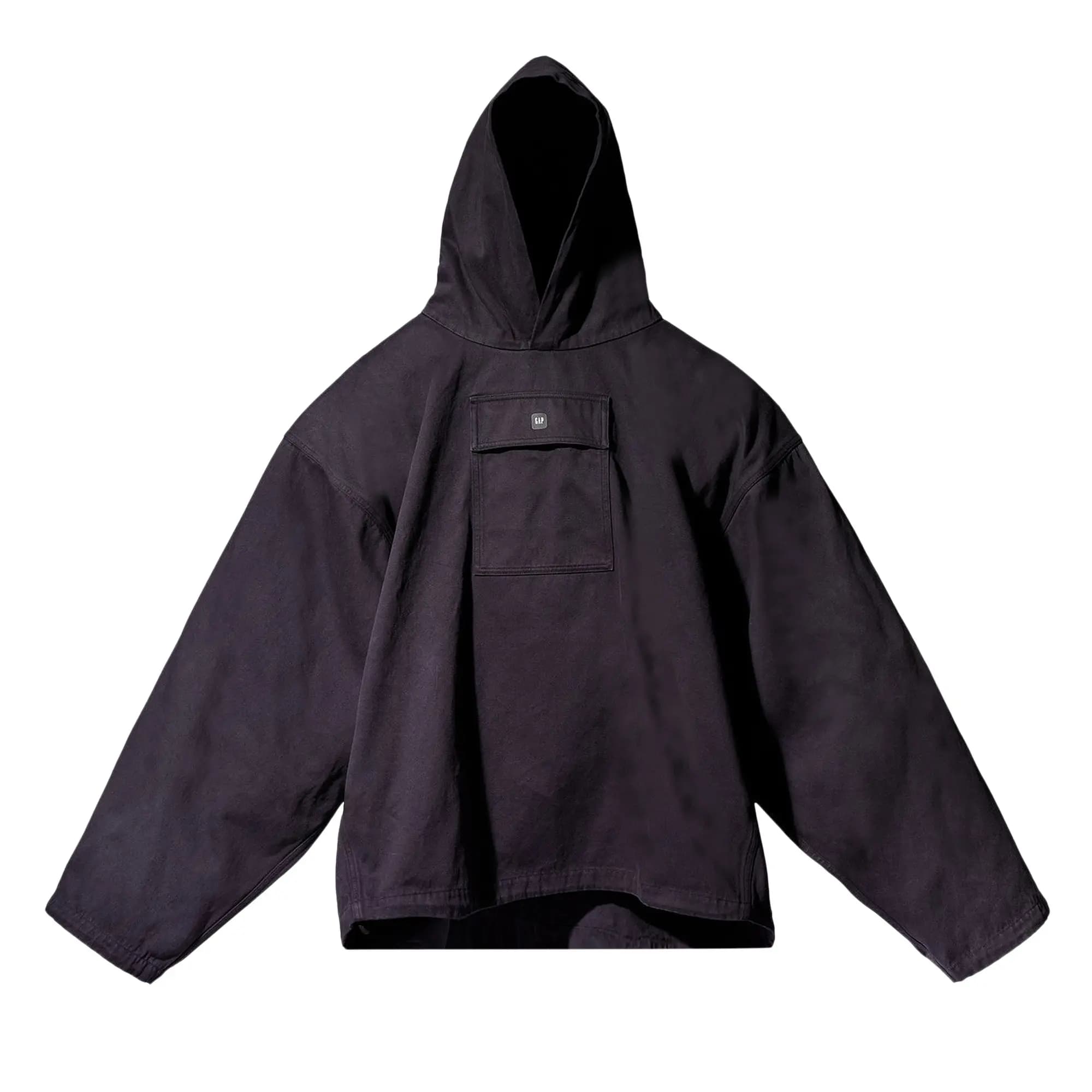 Yeezy Gap Engineered by Balenciaga Sateen Anorak 'Black' by Yeezy