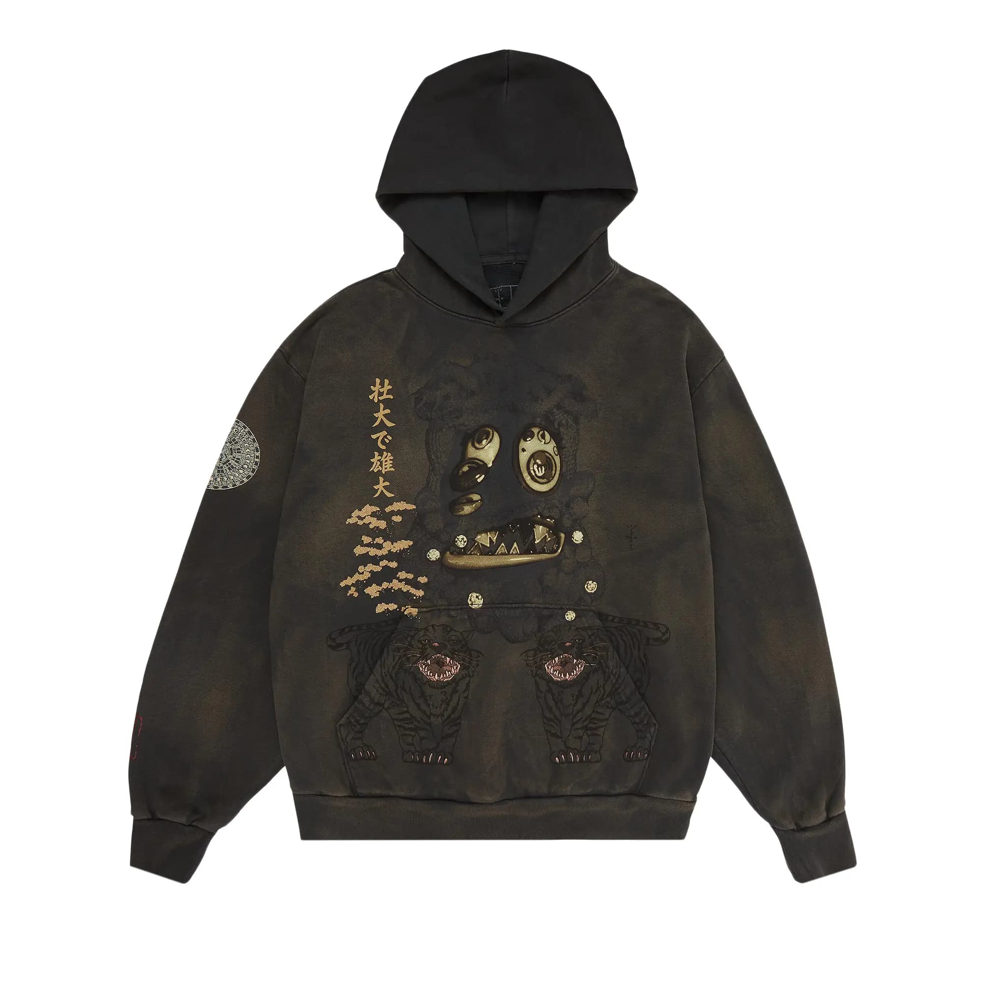 Cactus Jack by Travis Scott x Takashi Murakami Hollow Hoodie 'Brown' by Cactus Jack By Travis Scott