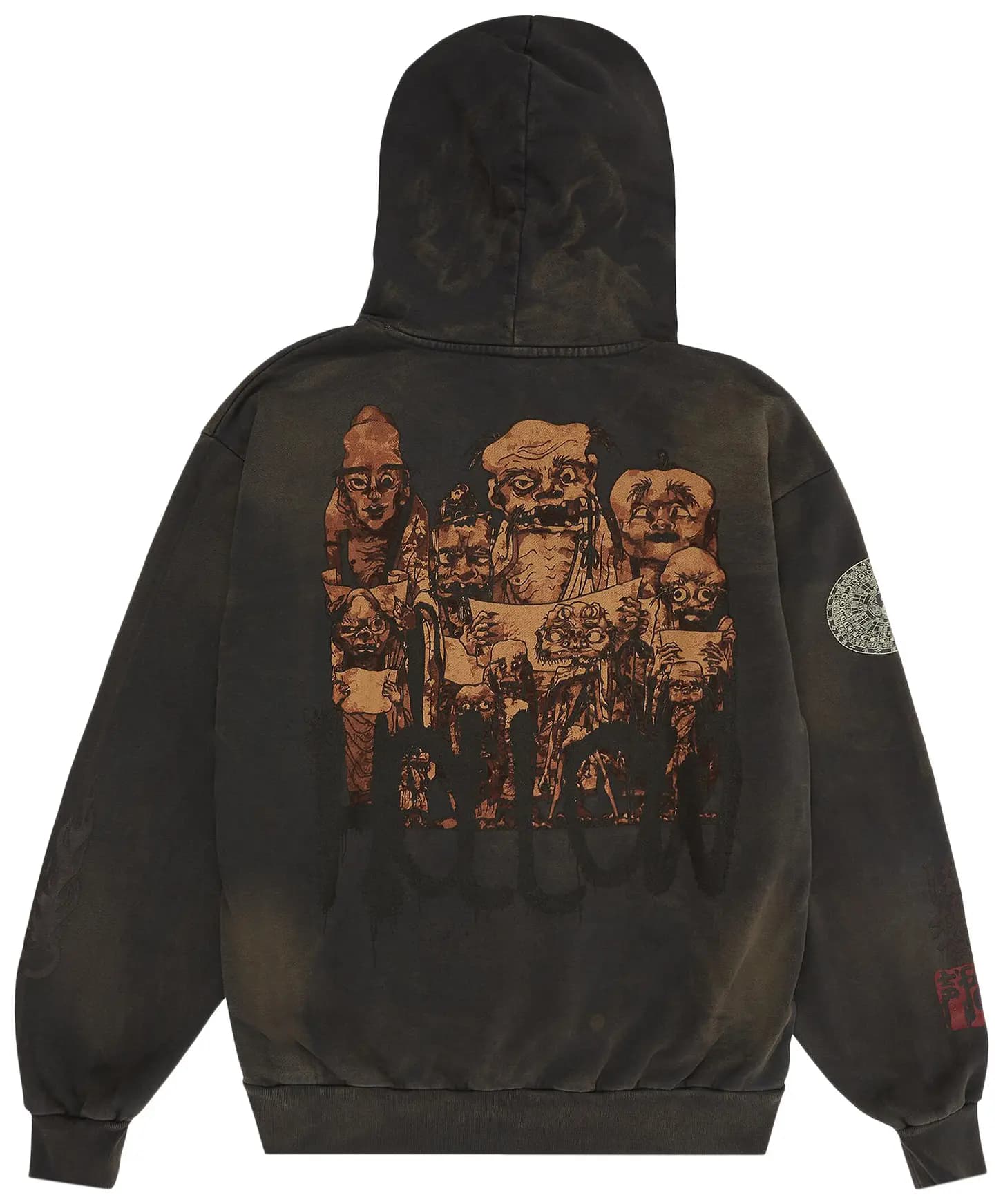Cactus Jack by Travis Scott x Takashi Murakami Hollow Hoodie 'Brown' by Cactus Jack By Travis Scott