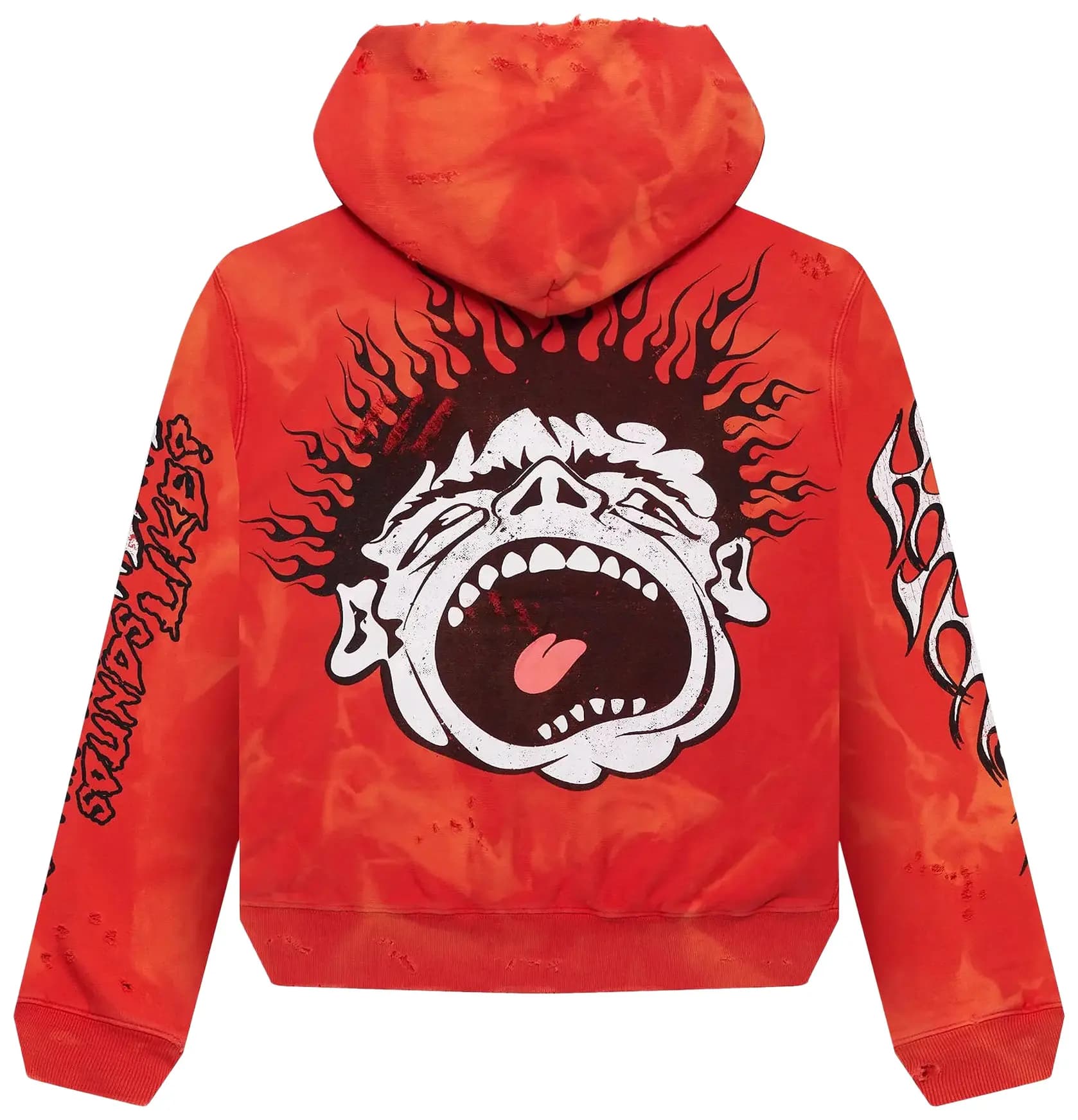 Hellstar Records Pullover Hoodie 'Lava' 2