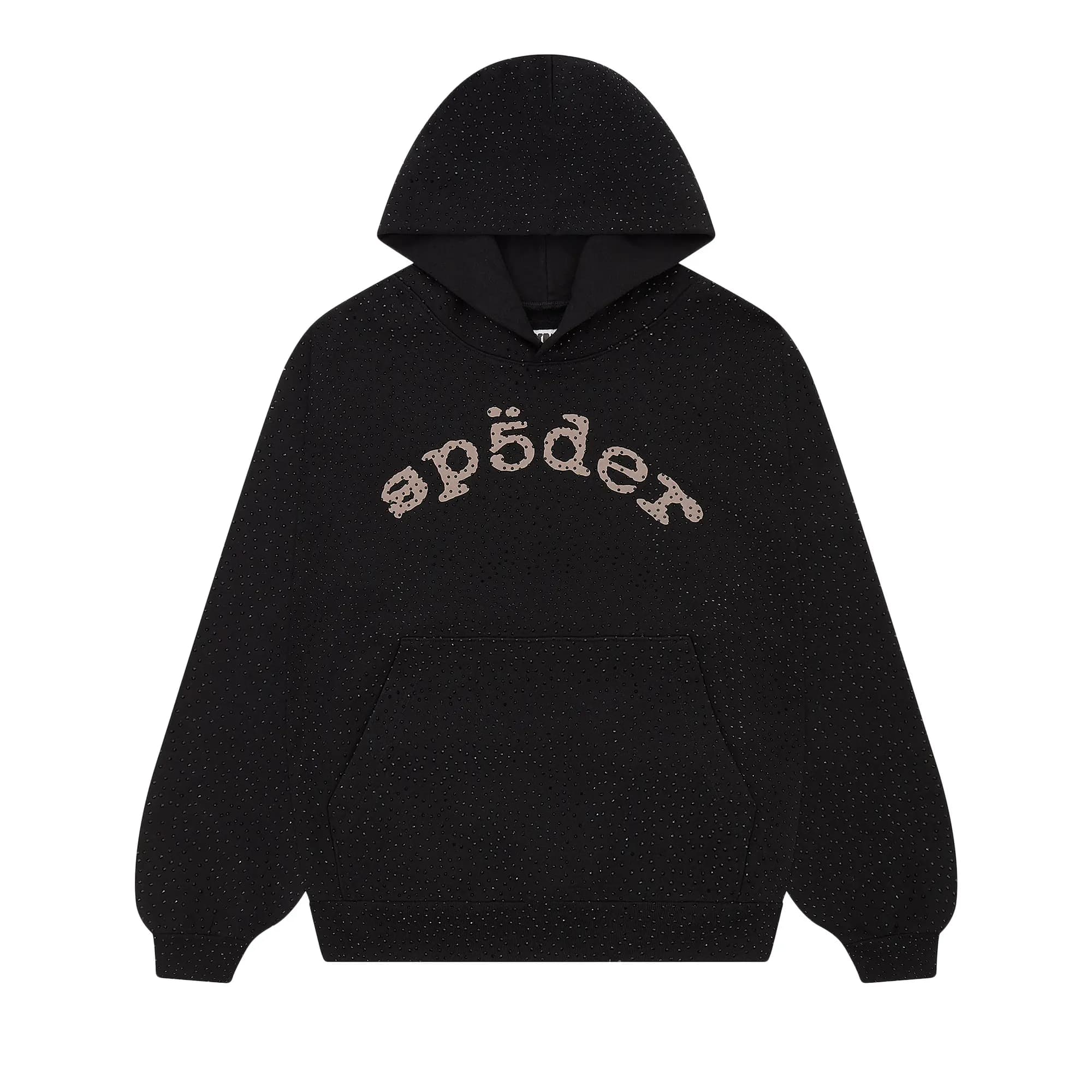 Sp5der Vvs Hoodie 'Black' by SP5DER