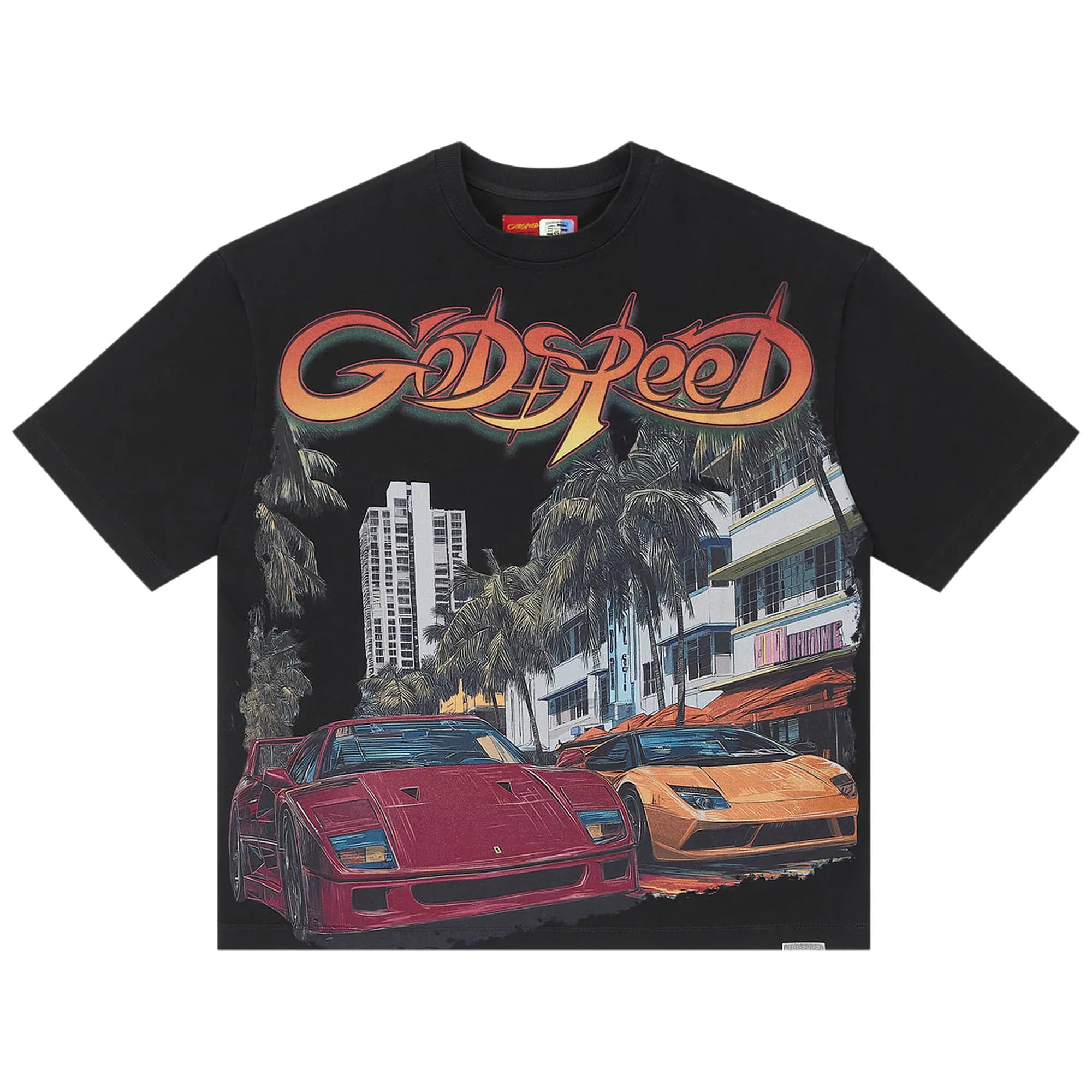 Godspeed South Beach Drive T-Shirt 'Black' by Godspeed