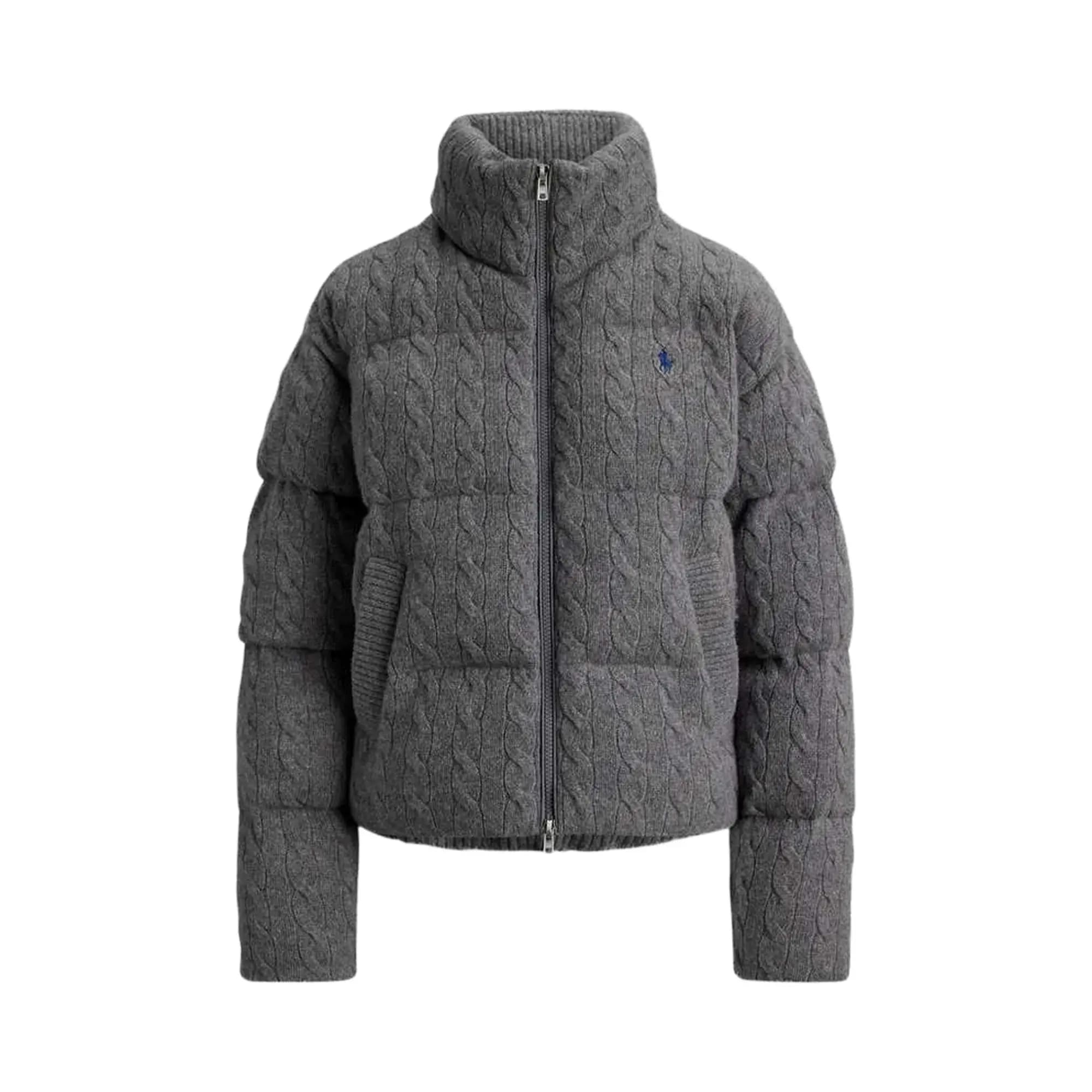 Polo Ralph Lauren Sweater Puffer-Jacket 'Flannel Grey Heather' by Polo Ralph Lauren