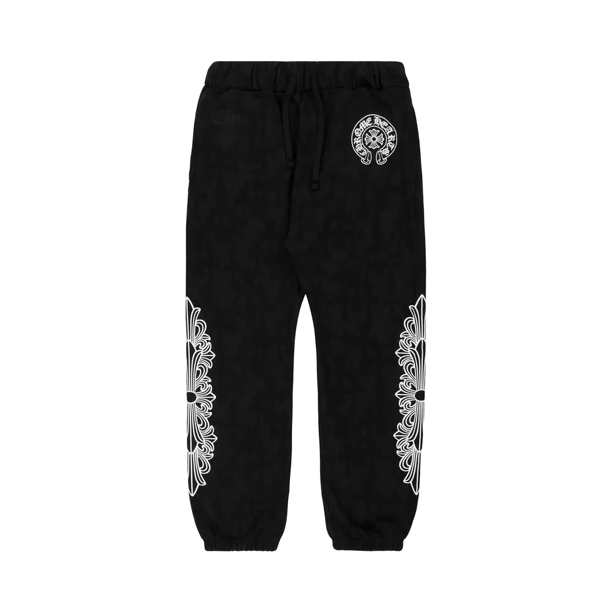 Chrome Hearts Floral Sweatpants 'Black' by Chrome Hearts
