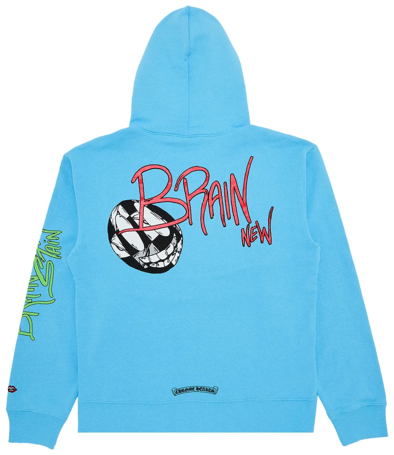 Chrome Hearts Matty Boy Brain Hoodie 'Blue' 2