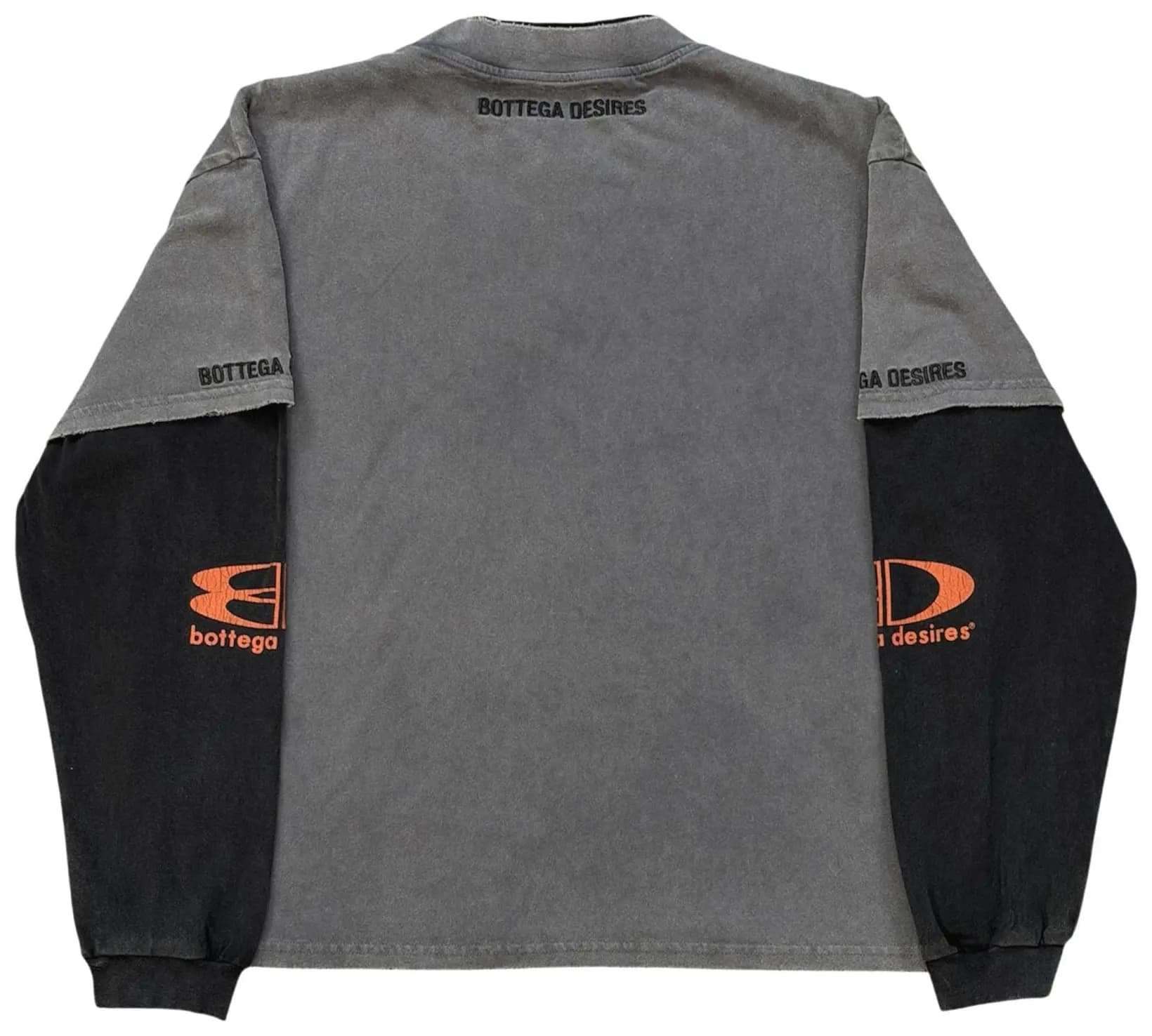 Bottega Desires Nights In NY Layered Long-Sleeve 'Black' 2
