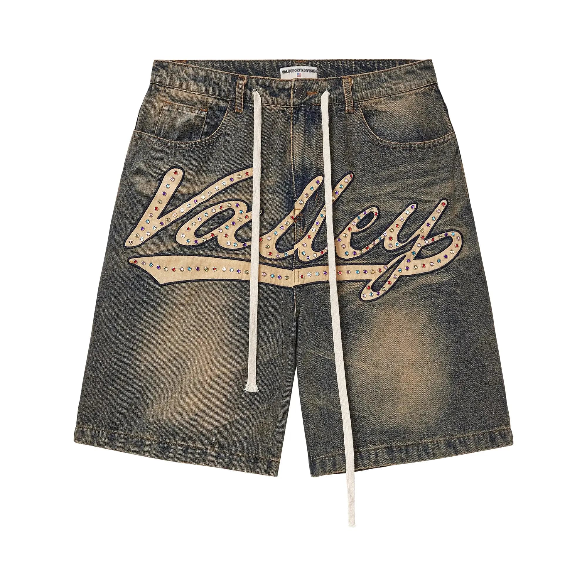 Vale Forever Skittles Jorts 'Mid Blue' by Vale Forever