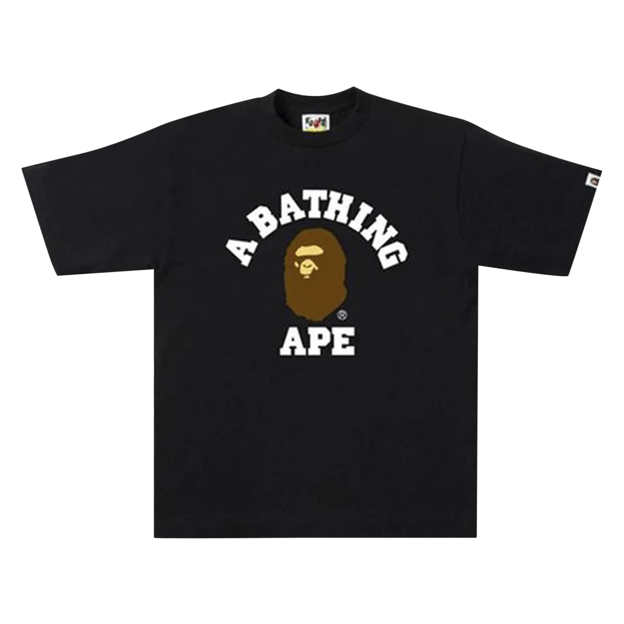 BAPE College T-Shirt 'Black' by BAPE