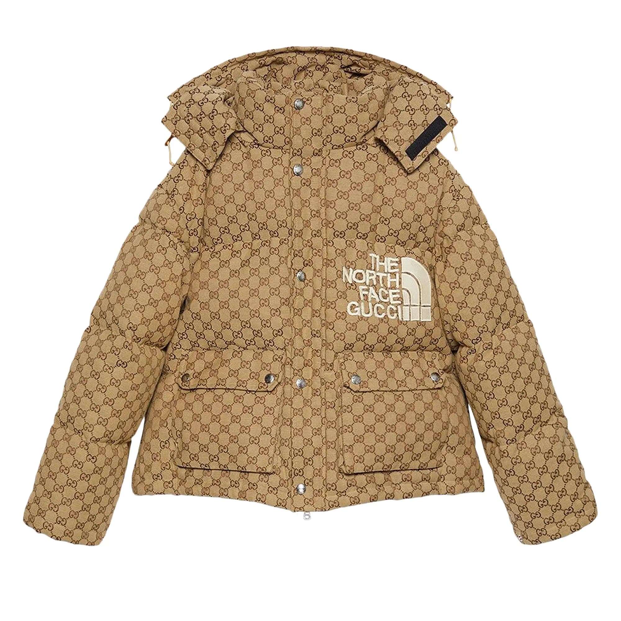 Gucci x The North Face Print Jacket 'Beige/Ebony' by Gucci