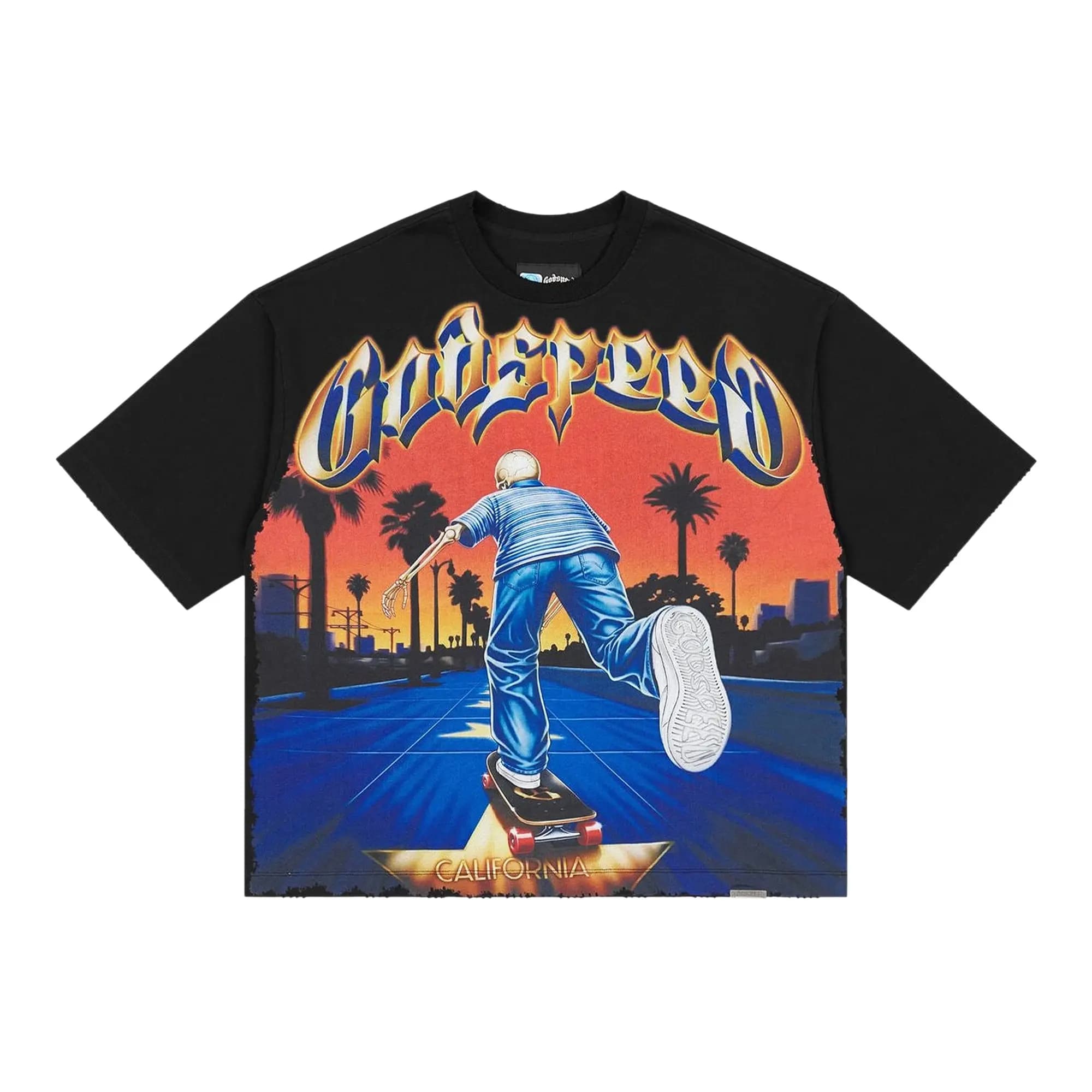 Godspeed Kick Push T-Shirt 'Black' by Godspeed
