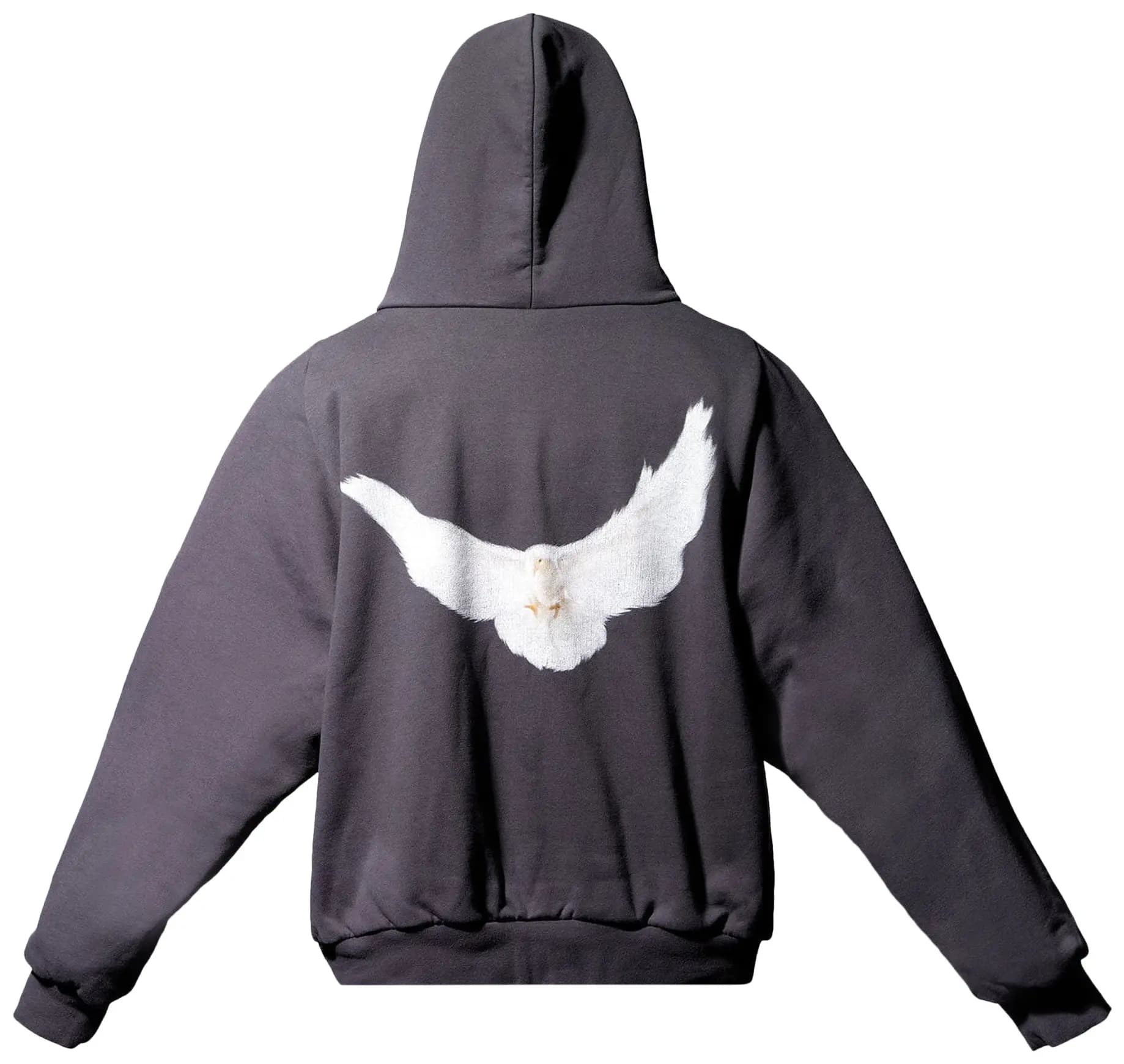 Yeezy Gap Engineered by Balenciaga Dove Shrunken Hoodie 'Black' 2