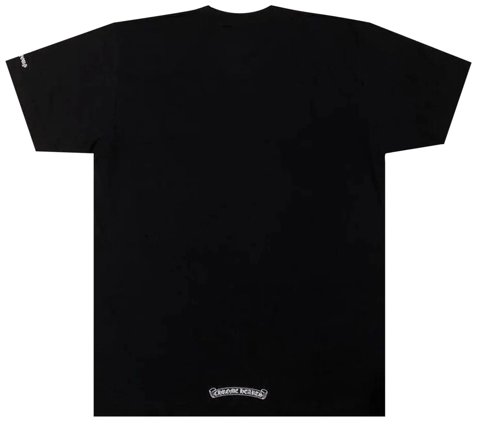 Chrome Hearts Neck Logo T-Shirt 'Black' 2