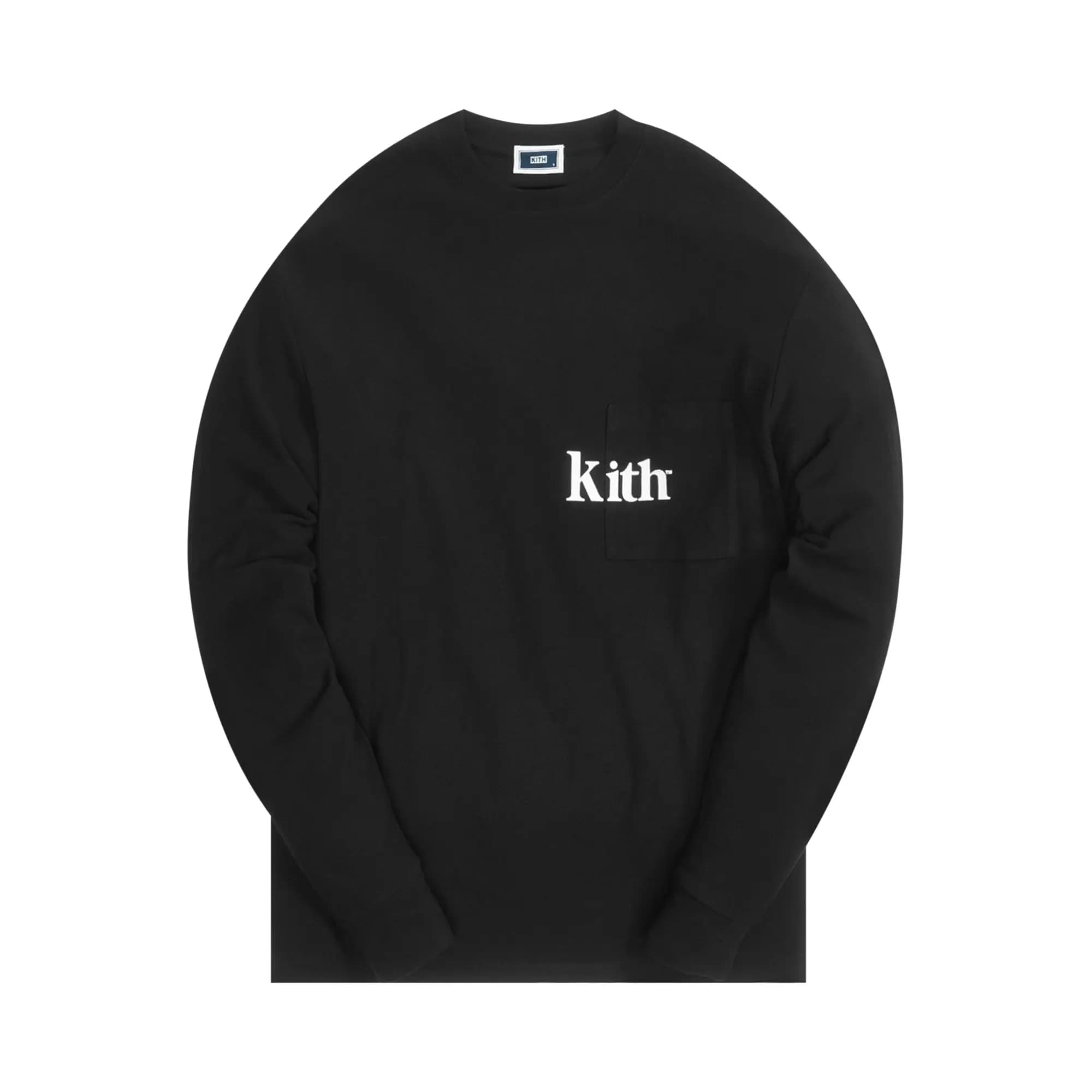 Kith Long-Sleeve Quinn Tee 'Black' by Kith