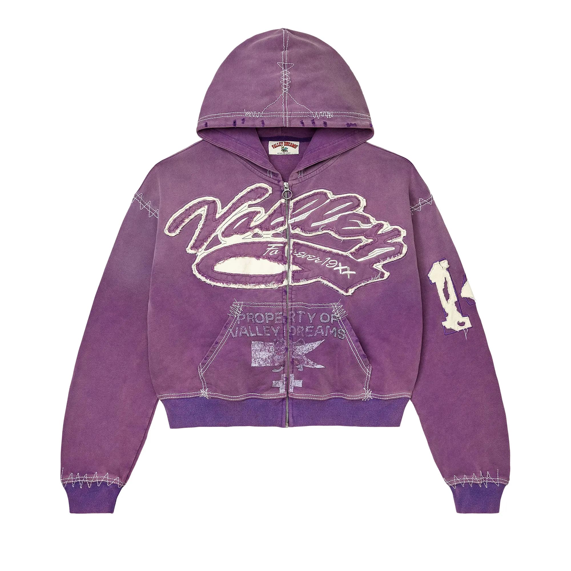 Vale Forever Religion Zip Up 'Purple' by Vale Forever