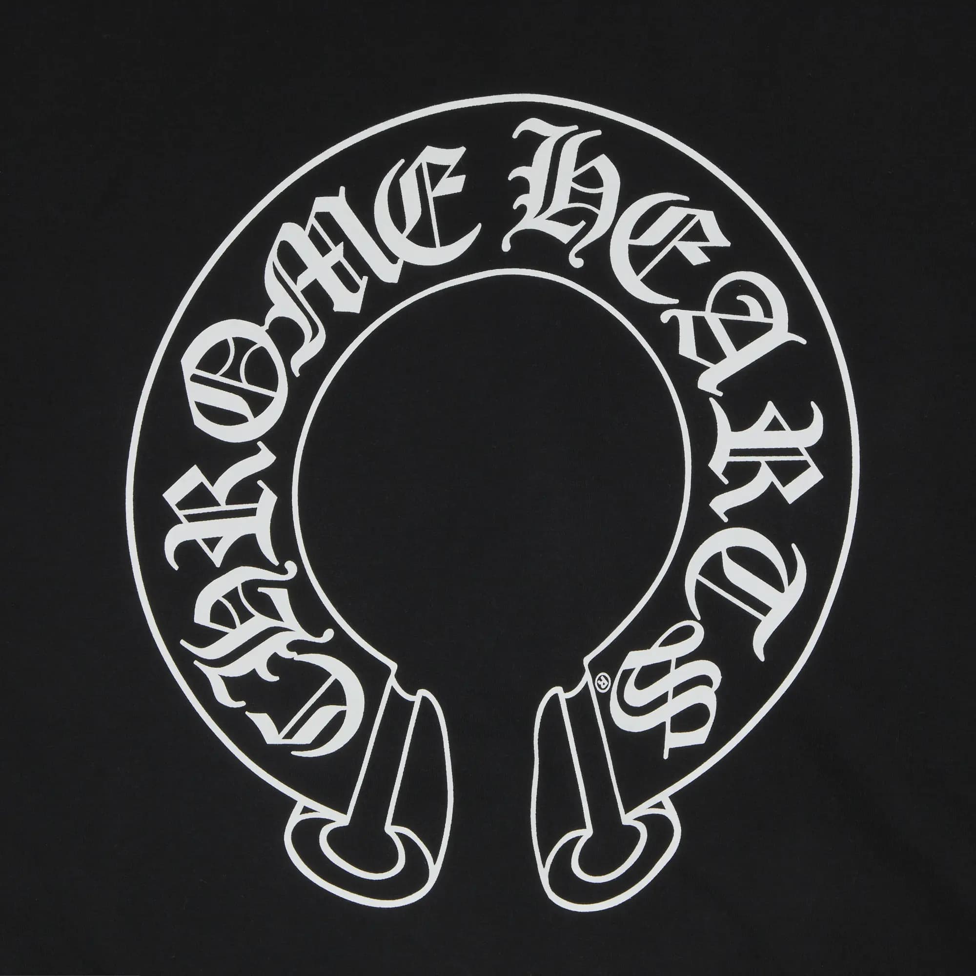 Chrome Hearts Horseshoe Logo Crewneck Sweatshirt 'Black' 3