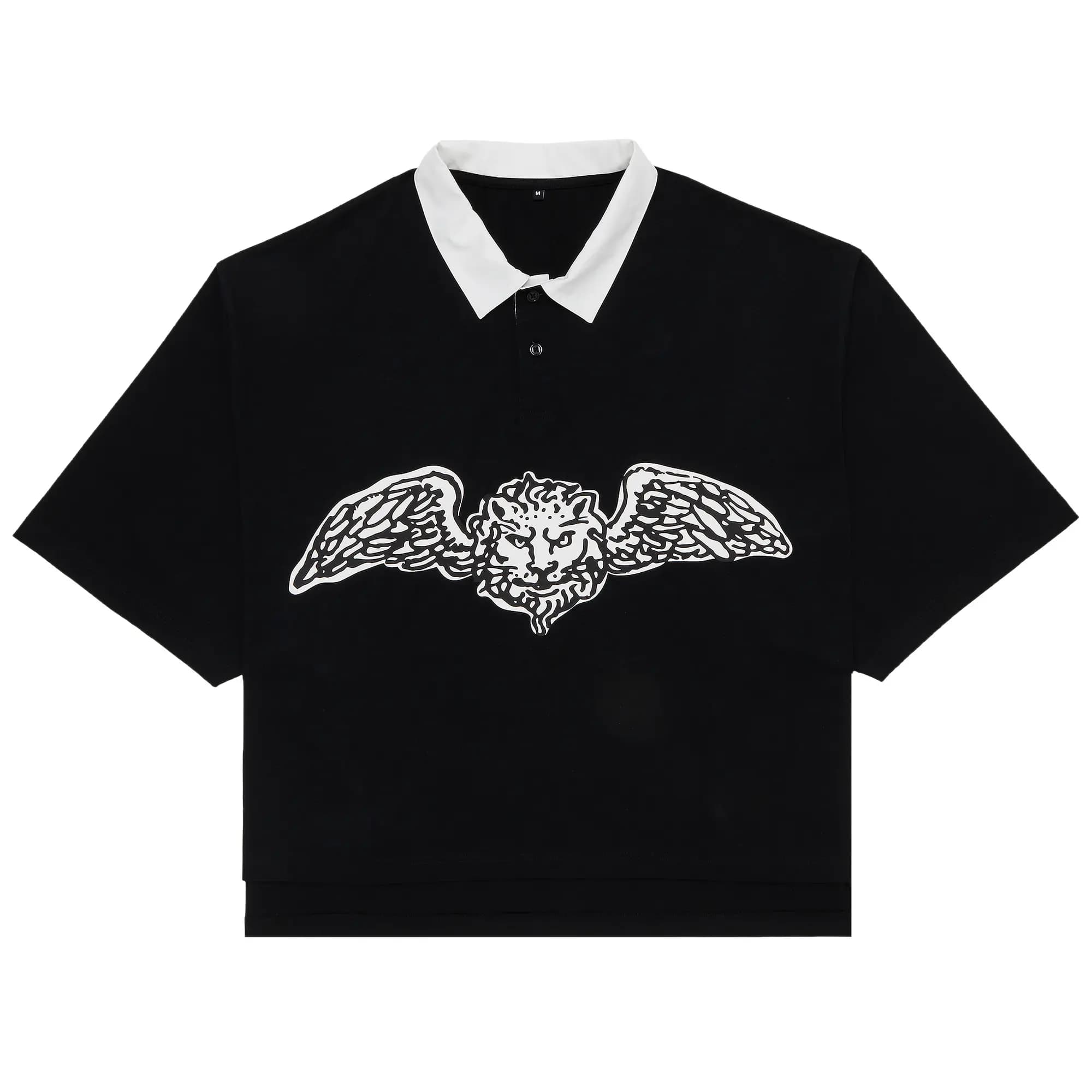 GOAT Winged Lion Polo Black by GOAT