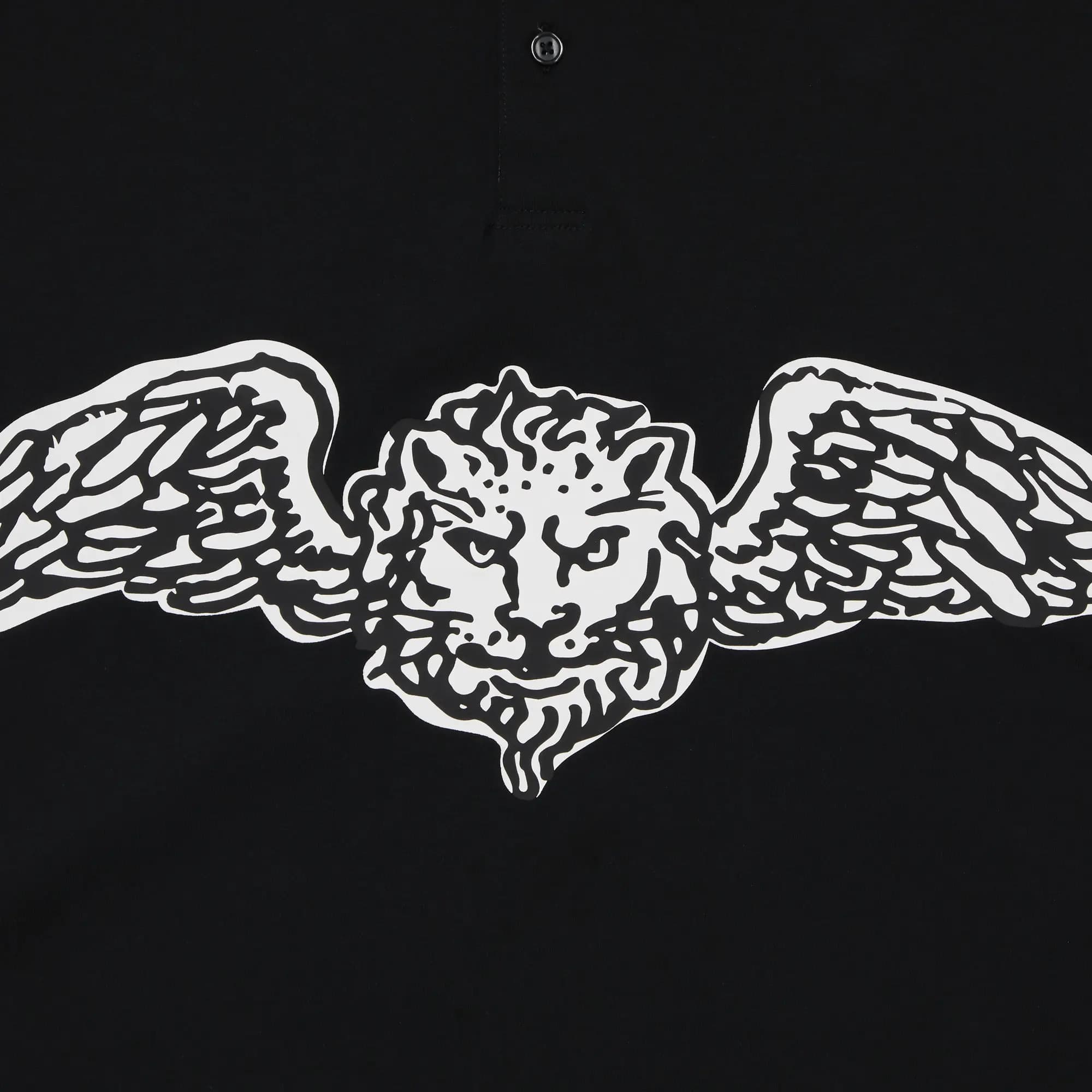 GOAT Winged Lion Polo Black 3