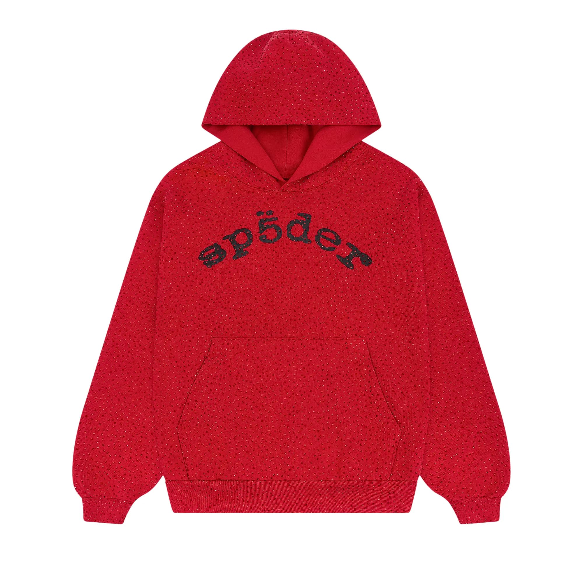 Sp5der Vvs Hoodie 'Red' by SP5DER
