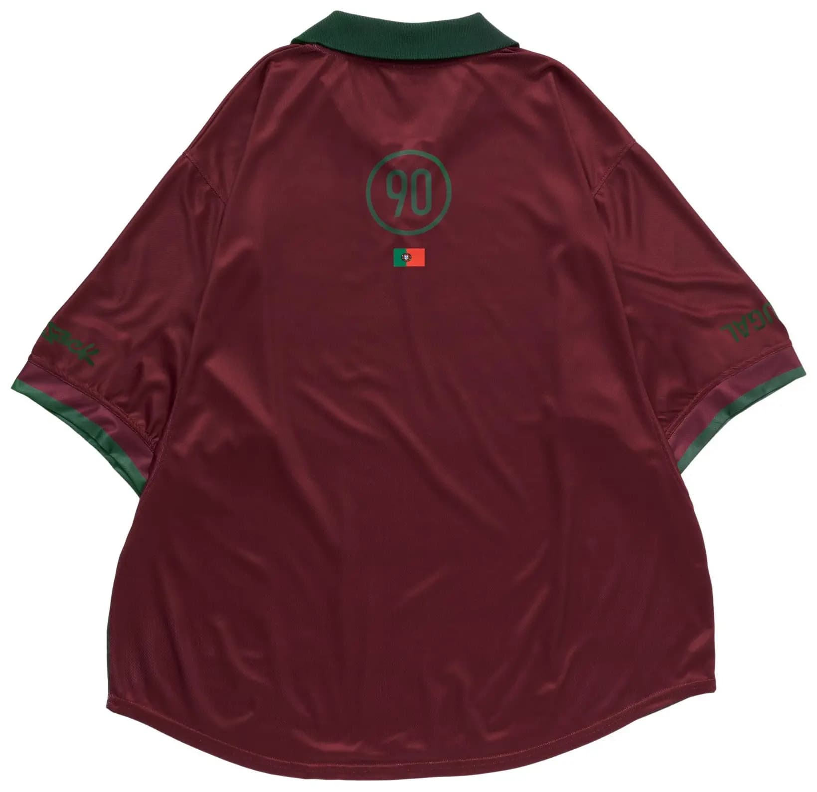 Cactus Jack by Travis Scott x Nike Portugal Total 90 Retro Jersey 'Burgundy' by Cactus Jack By Travis Scott