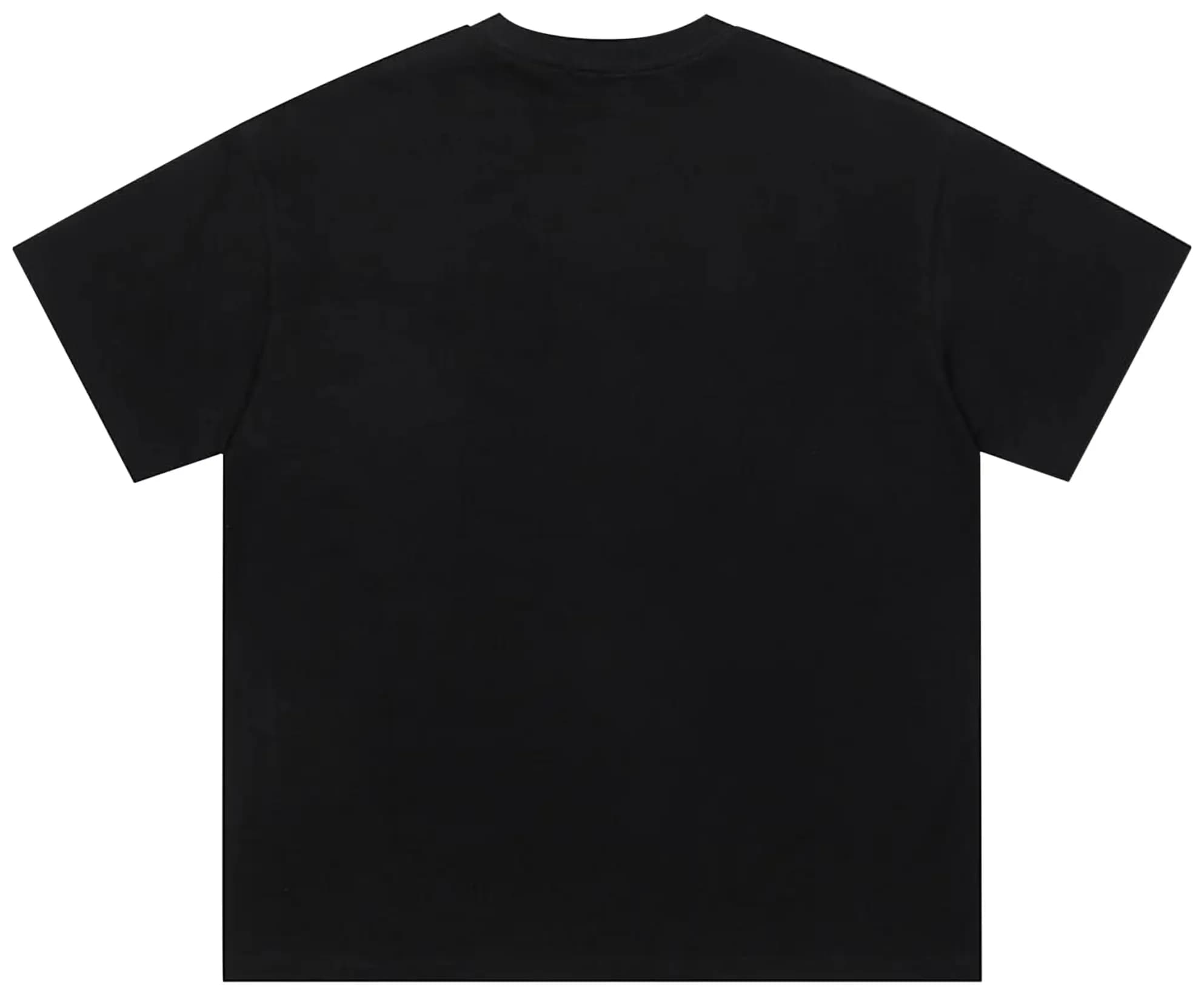 Palm Angels NY Monogram Spray Tee 'Black/Blue' 2