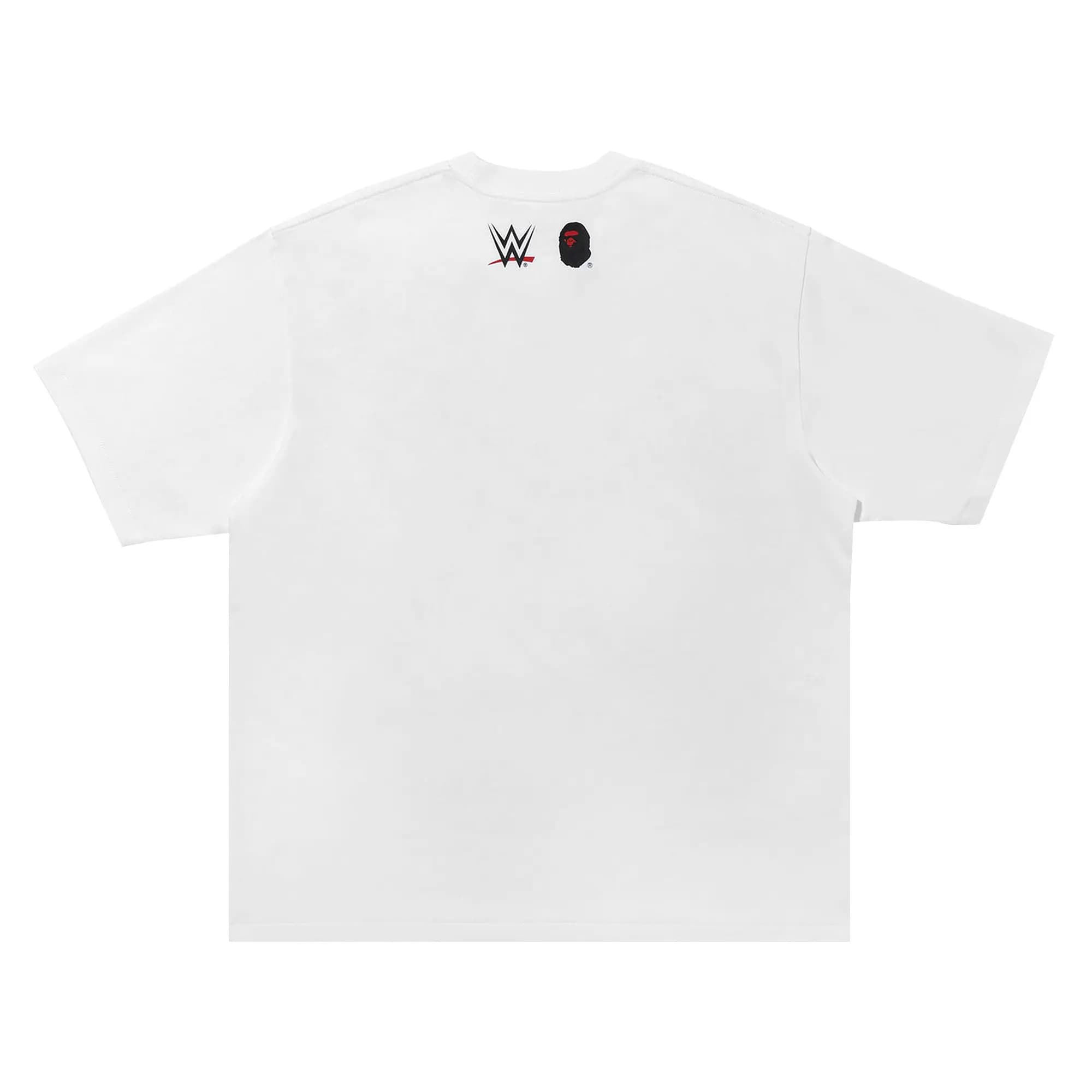 BAPE x WWE Roman Reigns Baby Milo Relaxed Fit Tee 'White' 2