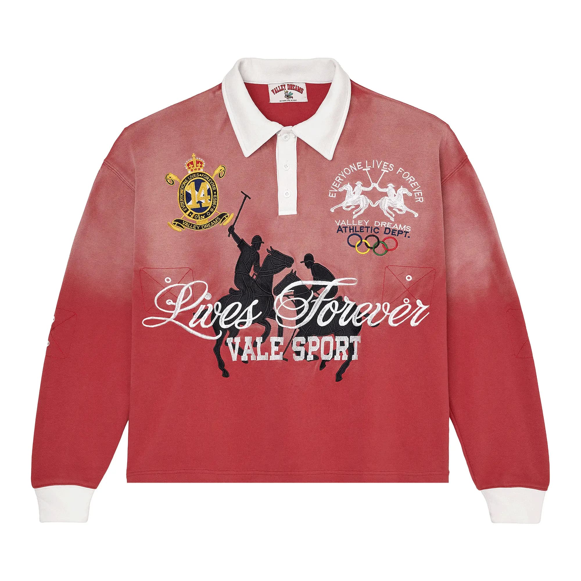 Vale Forever Rockefeller Rugby 'Red' by Vale Forever