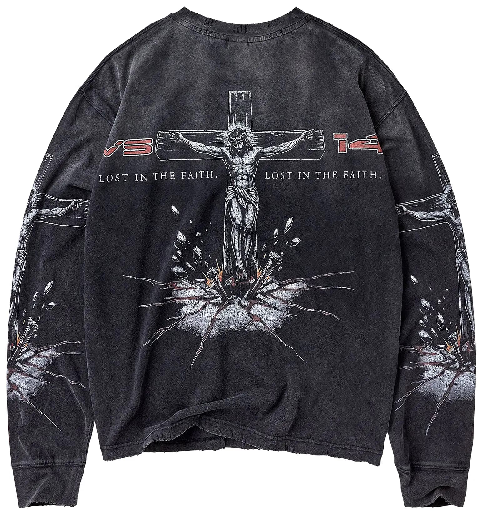 Vale Forever Concrete Cross Long-Sleeve 'Black' 2