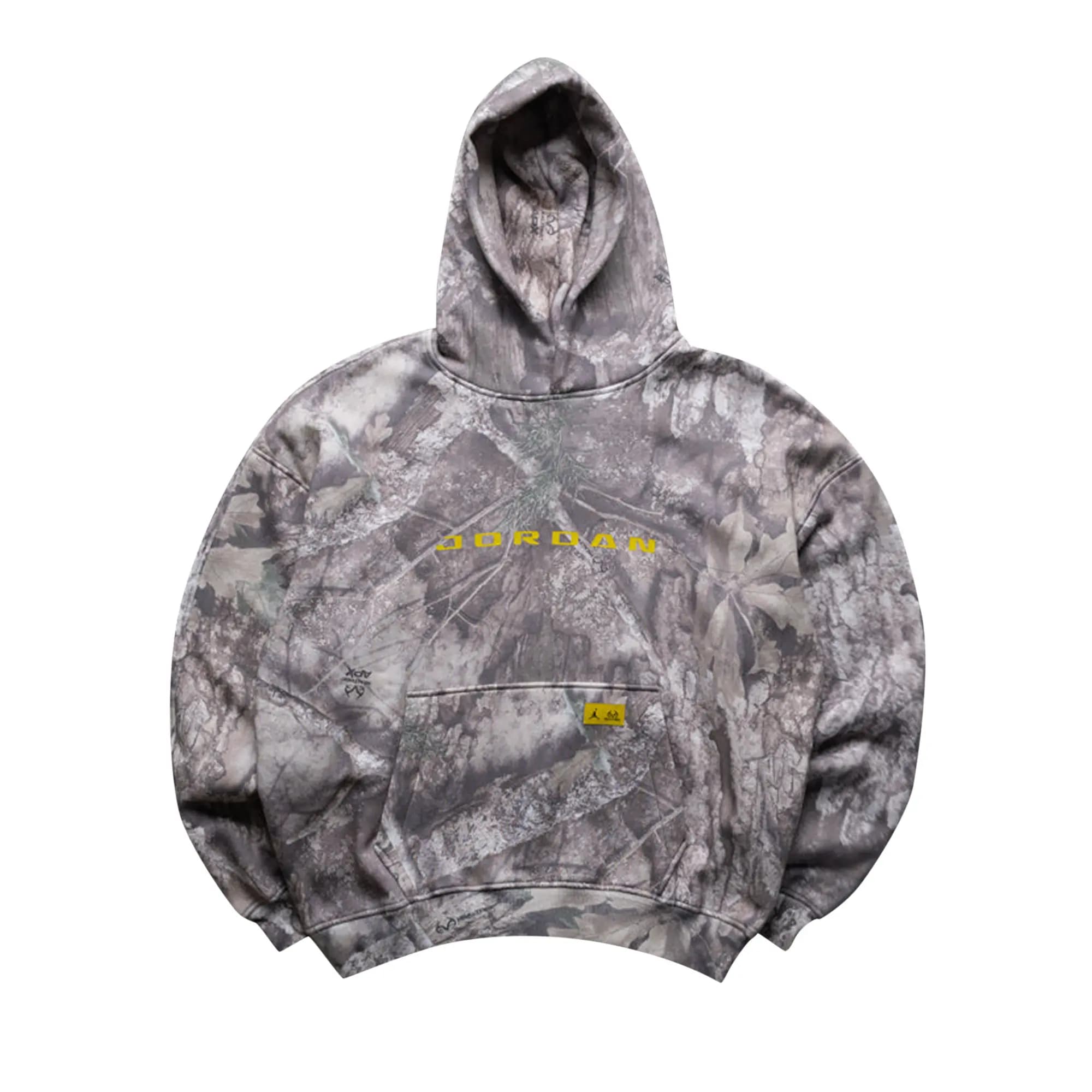 Air Jordan Brooklyn Realtree Fleece Pullover Hoodie 'White/Bright Citron' by Air Jordan