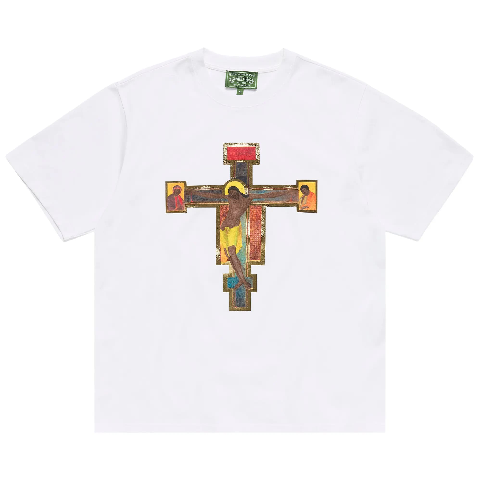 Denim Tears Crucifixion Tee 'White' by Denim Tears