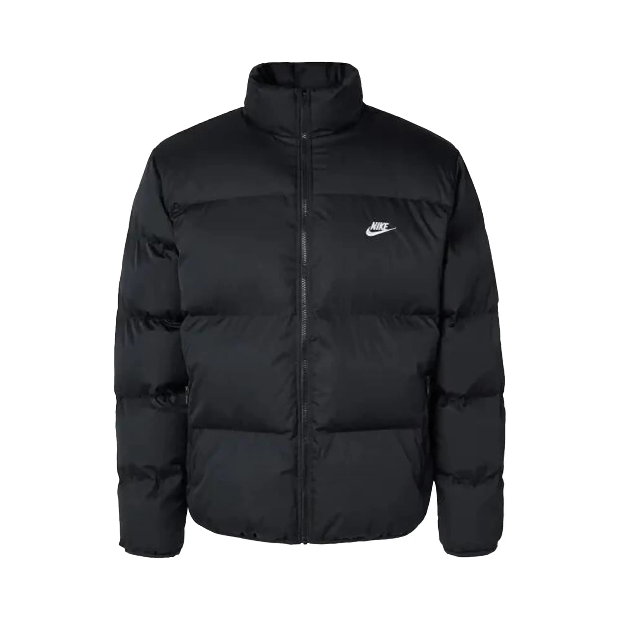 Nike Sportswear Club Puffer Jacket 'Black/White' by Nike