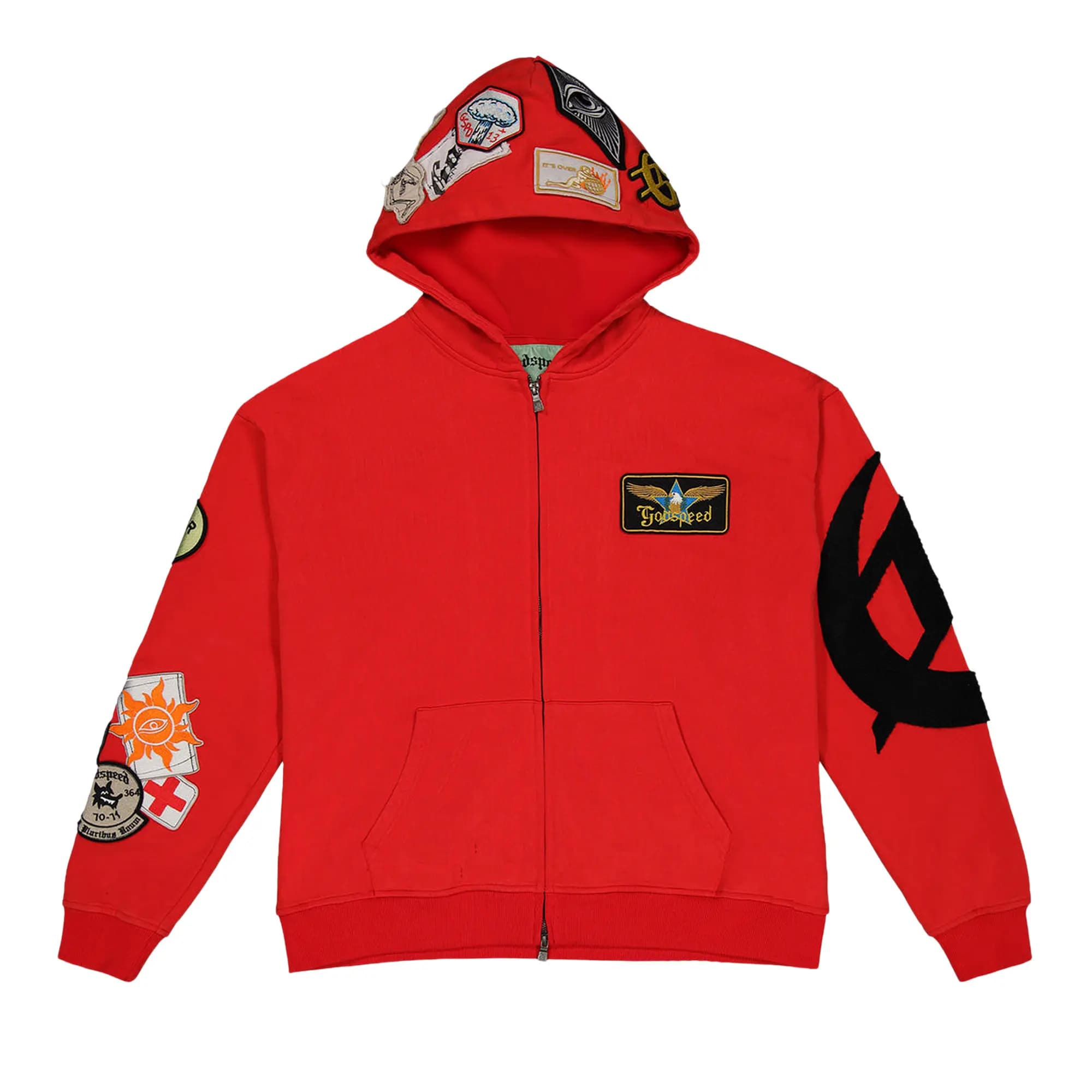 Godspeed Squadron Hoodie 'Red' by Godspeed