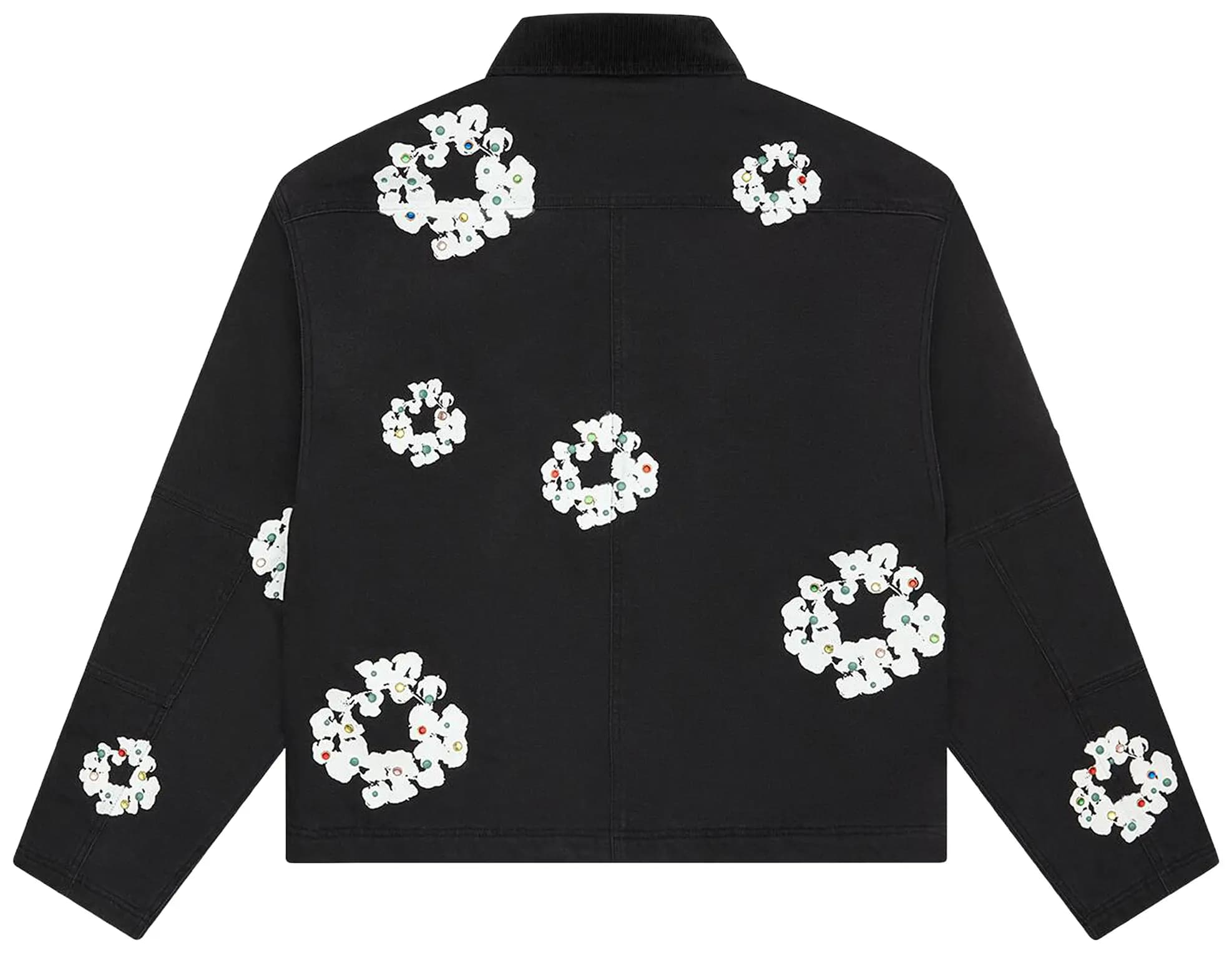 Denim Tears Cotton Wreath Canvas Work Jacket 'Black' 2