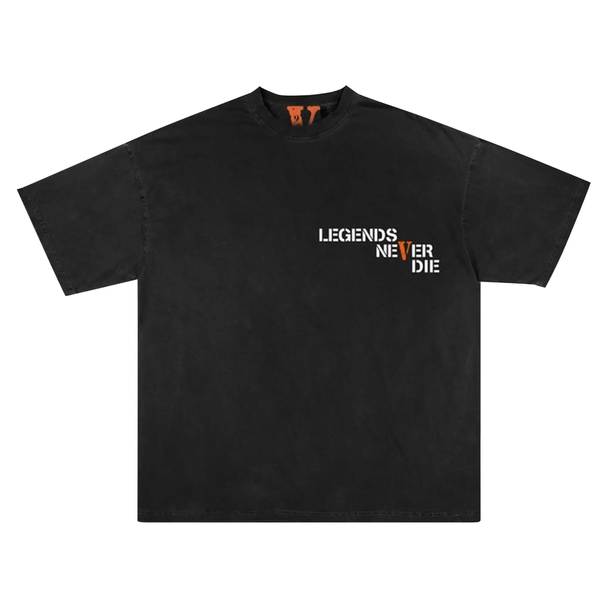 Vlone x Juice WRLD 999 T-Shirt 'Black' by VLONE