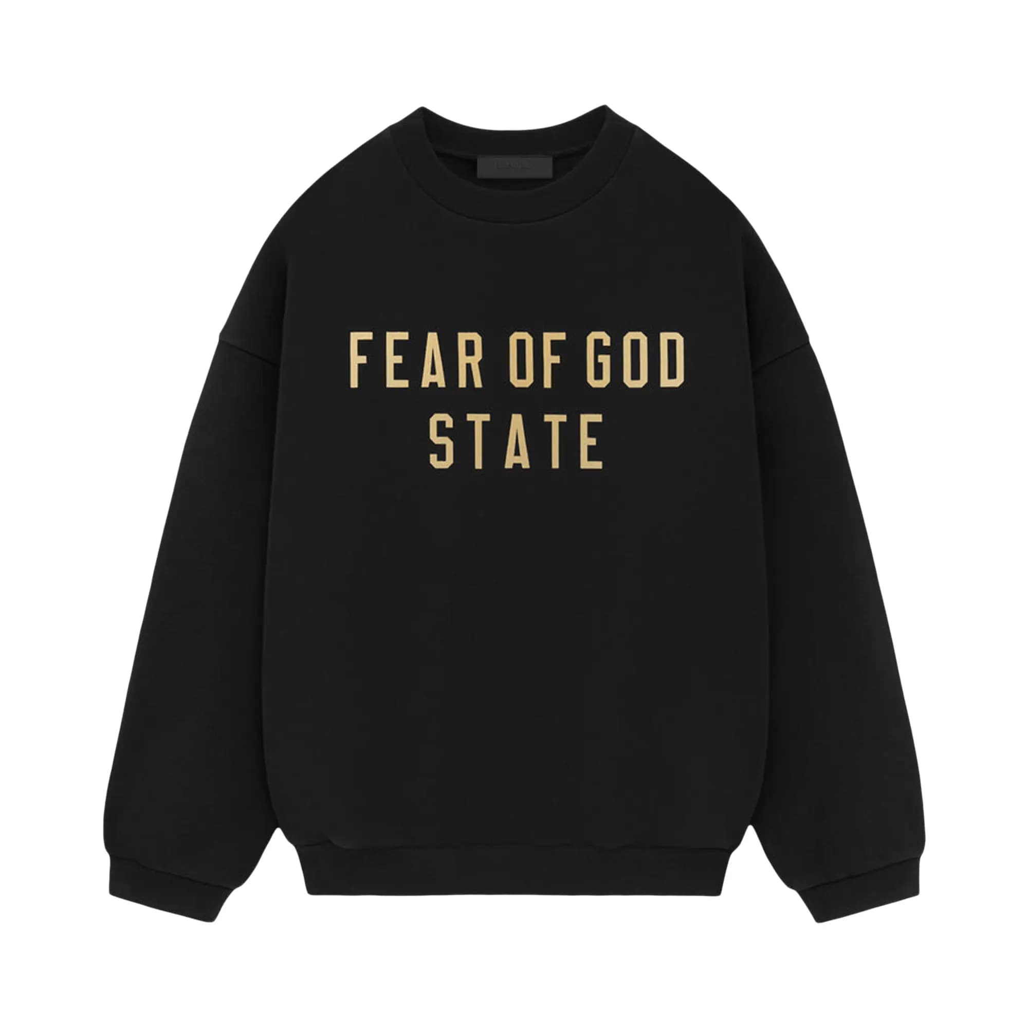 Fear of God Essentials Fleece Crewneck 'Black' by Fear Of God Essentials