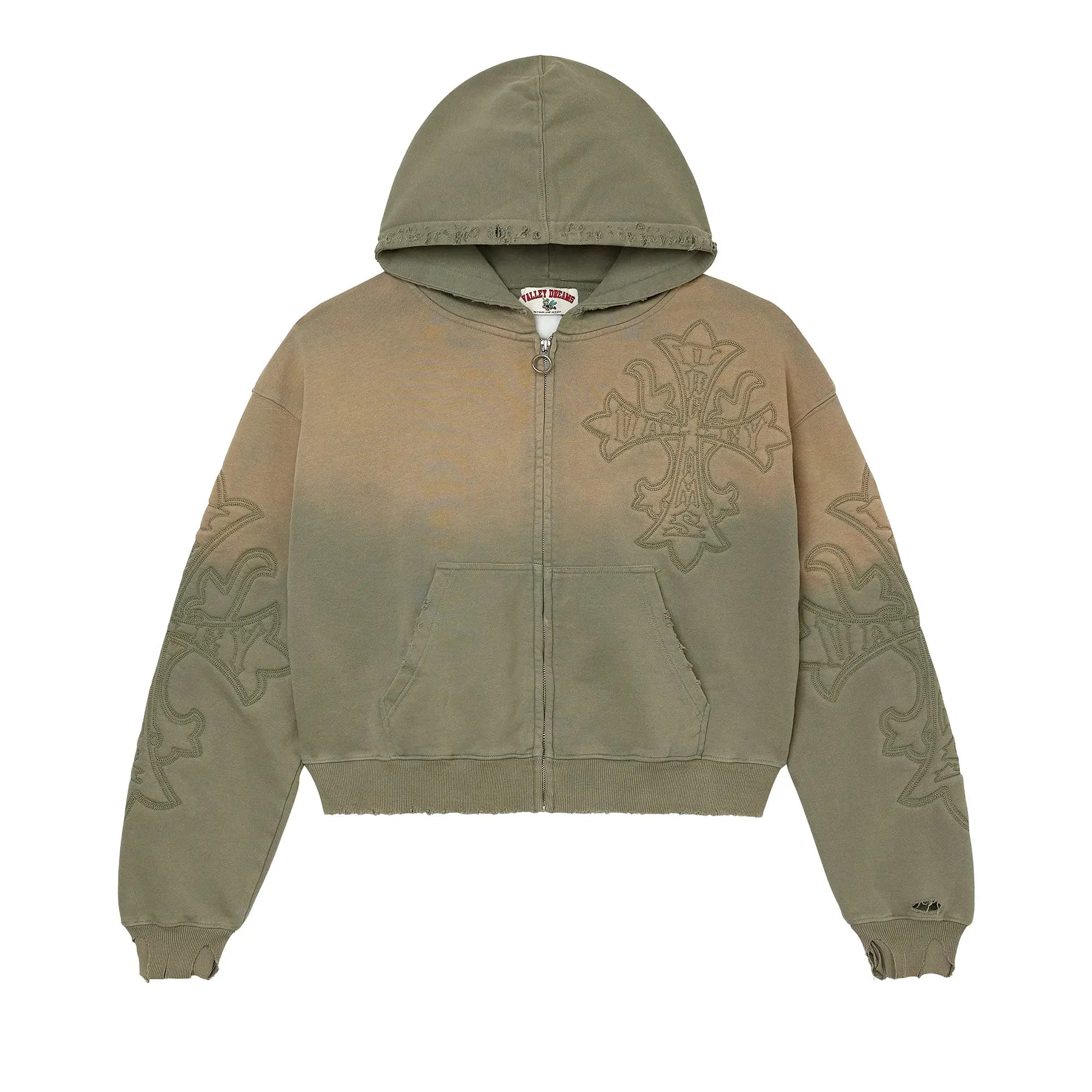 Vale Forever Carver Zip Up 'Green' by Vale Forever