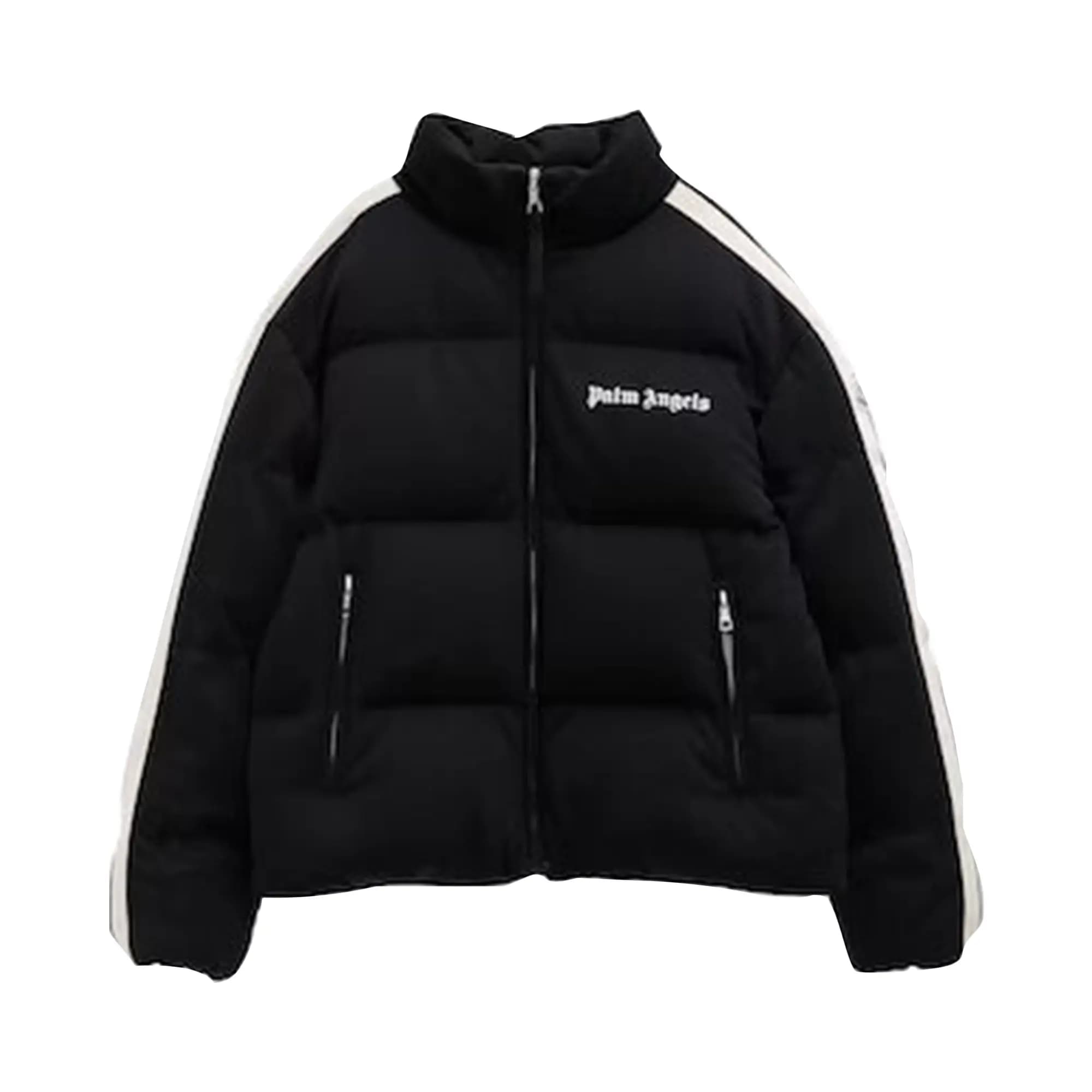 Palm Angels Classic Track Down Jacket 'Black/White' by Palm Angels