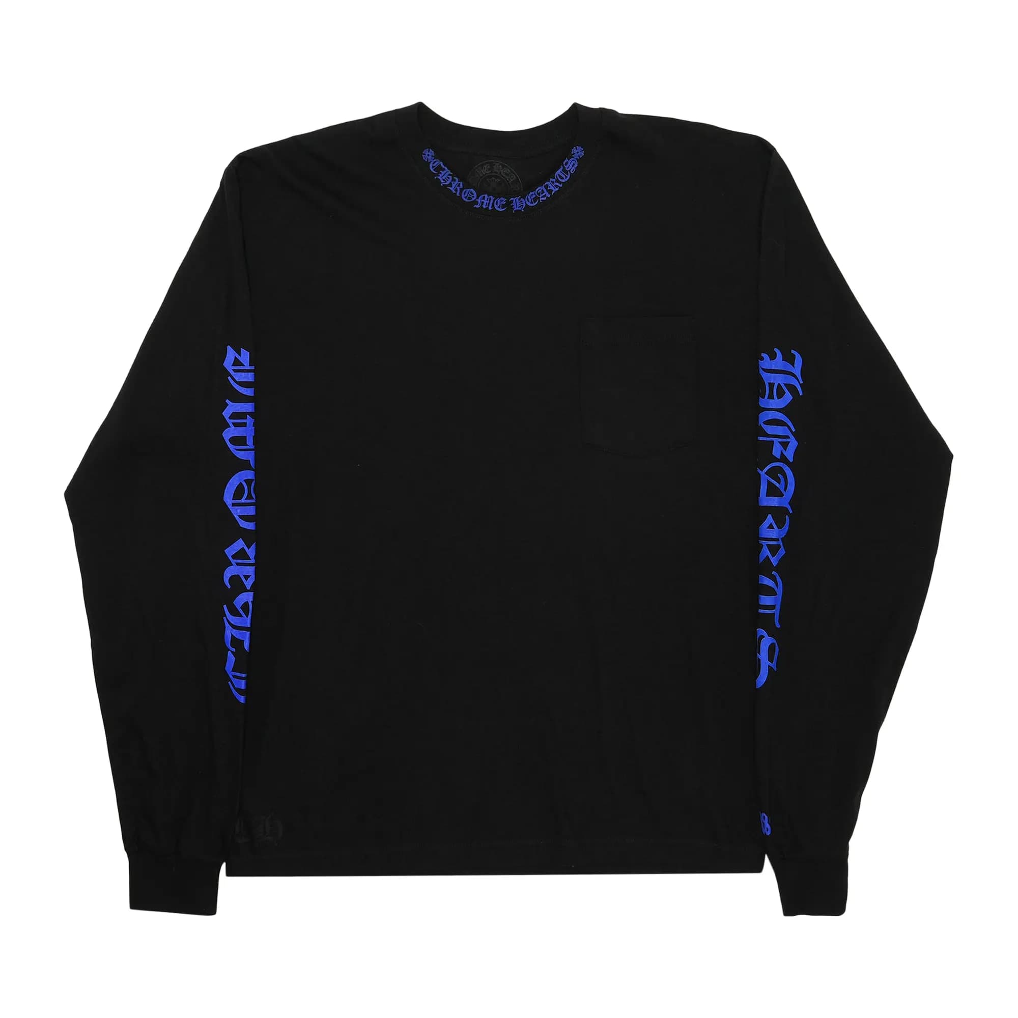 Chrome Hearts Neck Logo Long-Sleeve T-Shirt 'Black' by Chrome Hearts