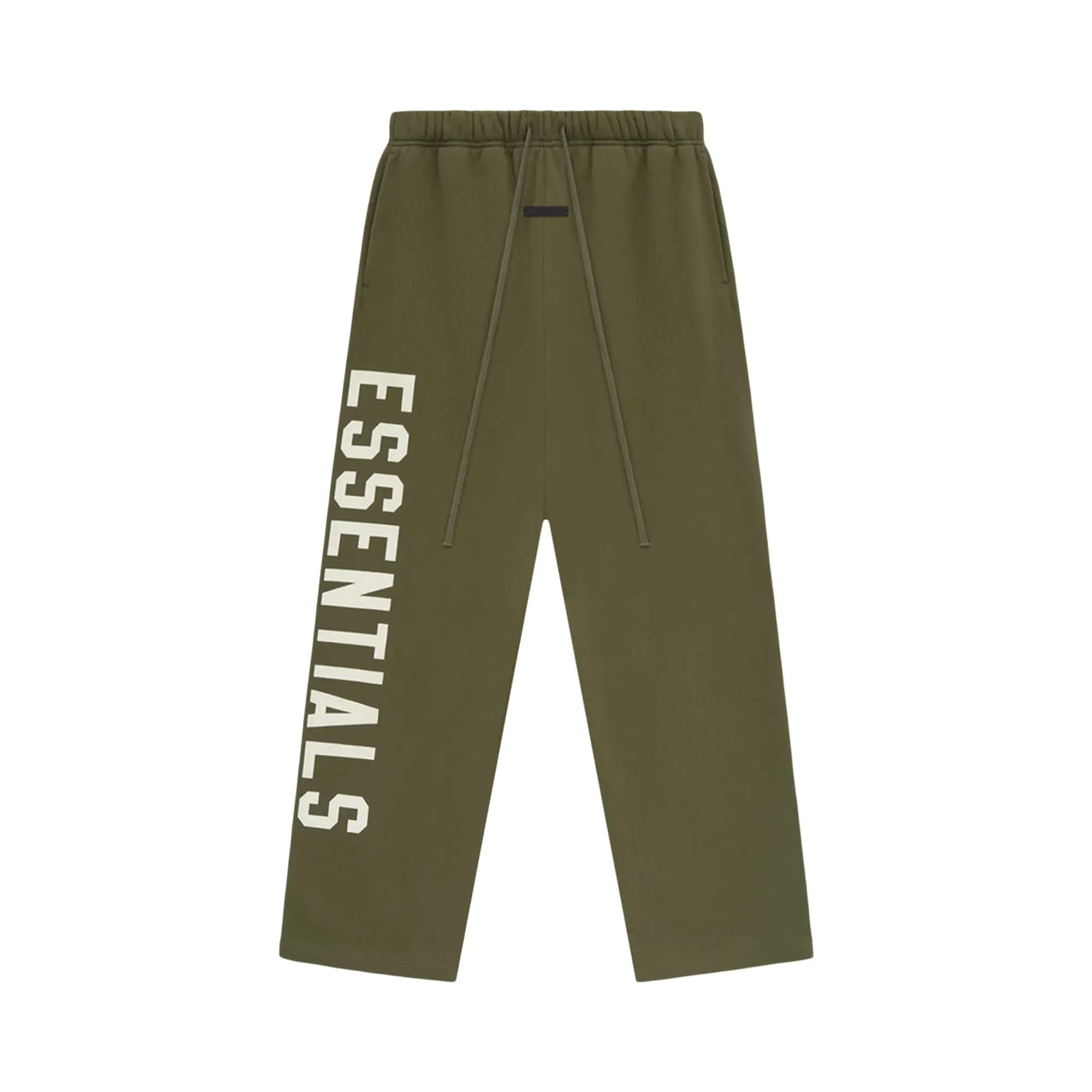 Fear of God Essentials Fleece Relaxed Sweatpant 'Military' by Fear of God
