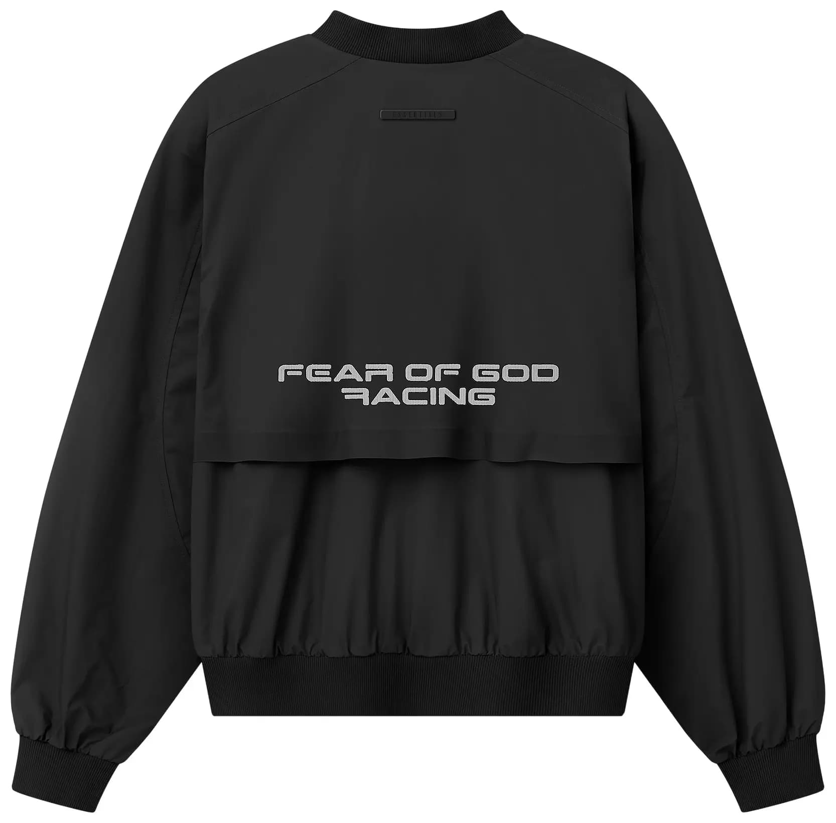 Fear of God Essentials Pullover Track Jacket 'Black' 2
