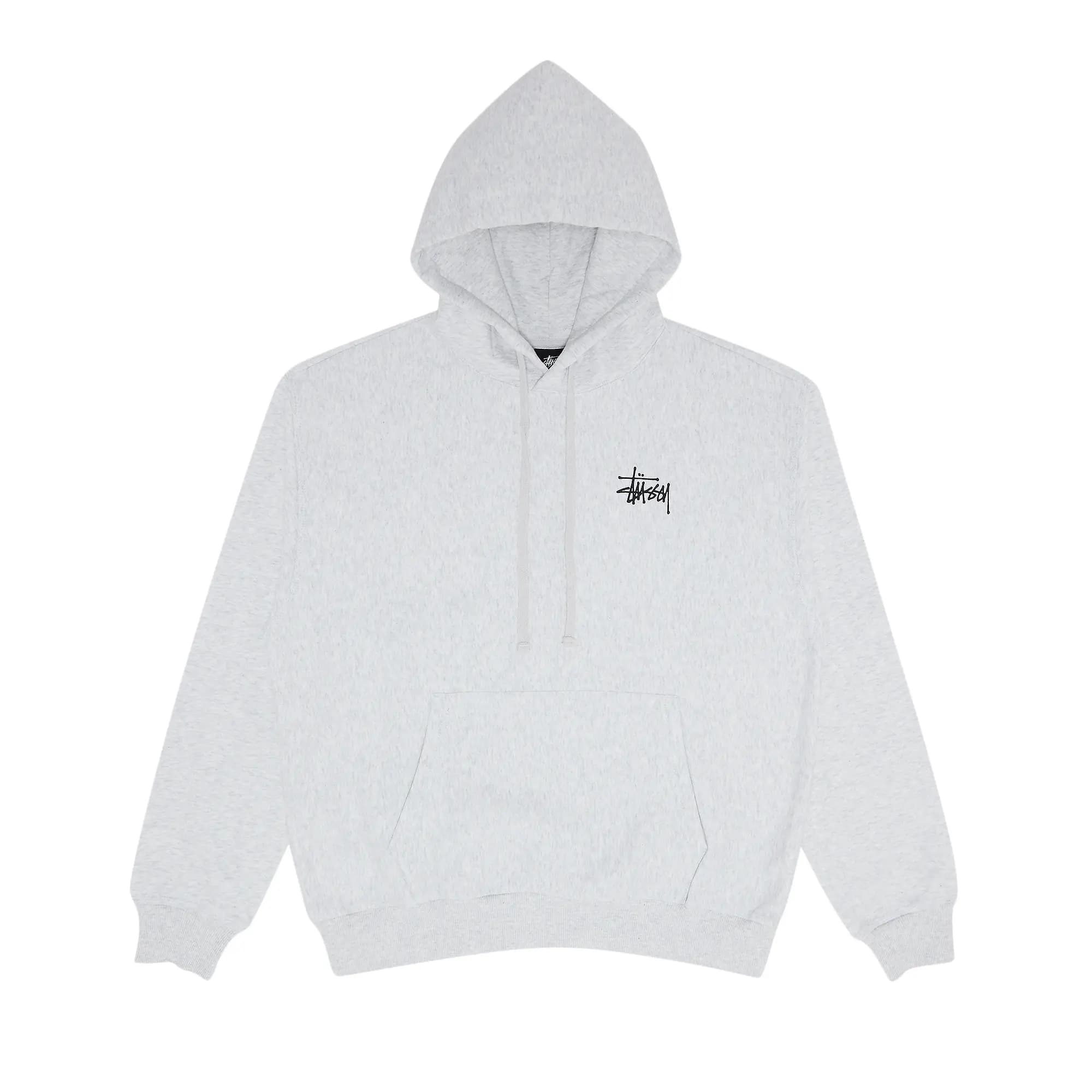Stussy Basic Hoodie 'Ash Heather' by Stüssy