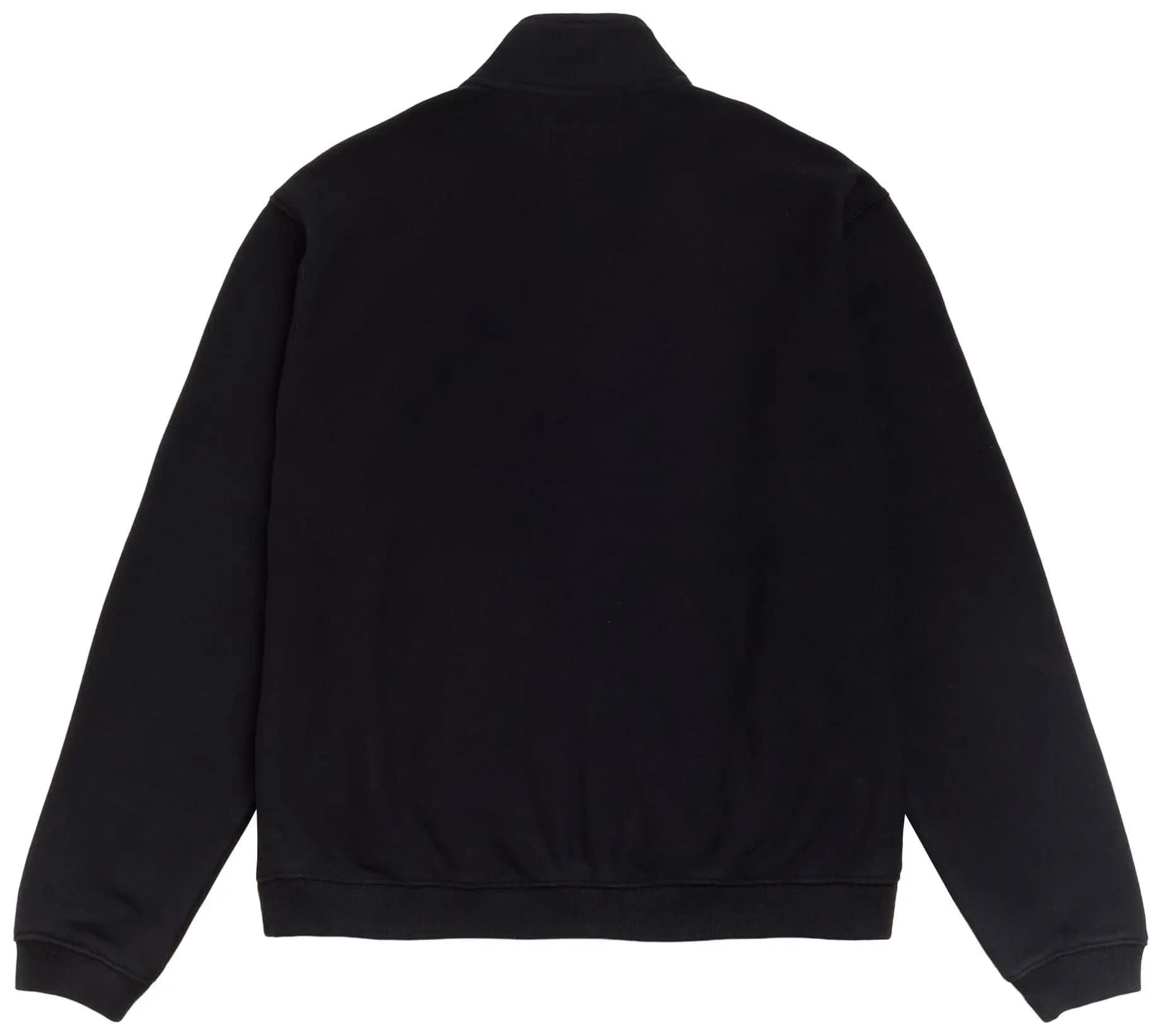 Stussy Zip Fleece Mock Neck 'Black' 2