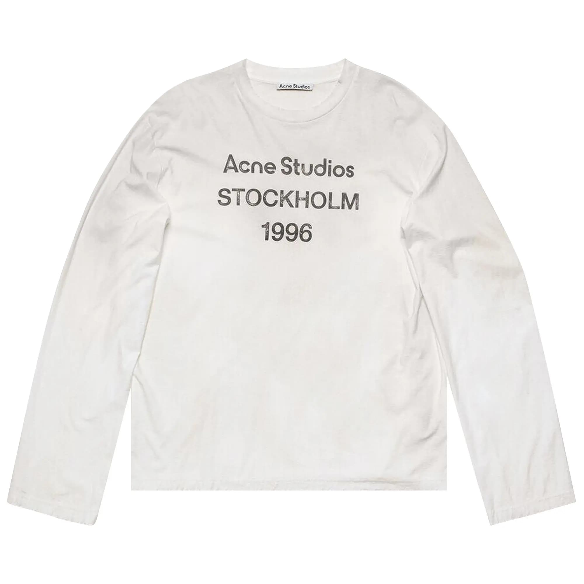 Acne Studios Logo 1996 Long-Sleeve T-Shirt 'White' by Acne Studios