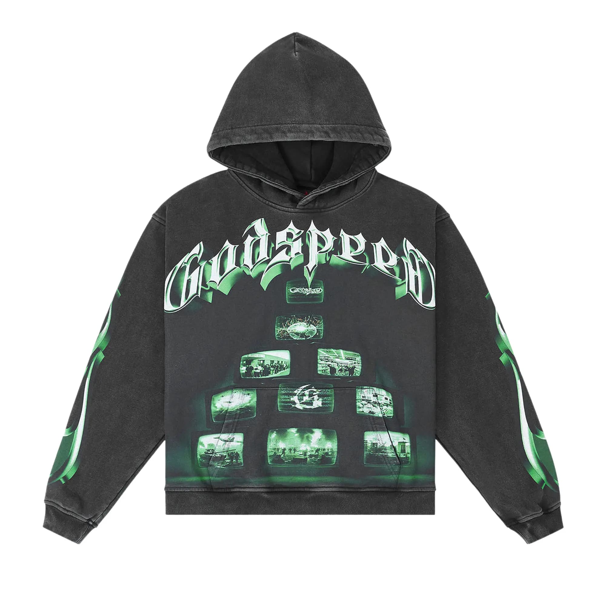 Godspeed Overstimulation 2025 Hoodie 'Black Wash' by Godspeed