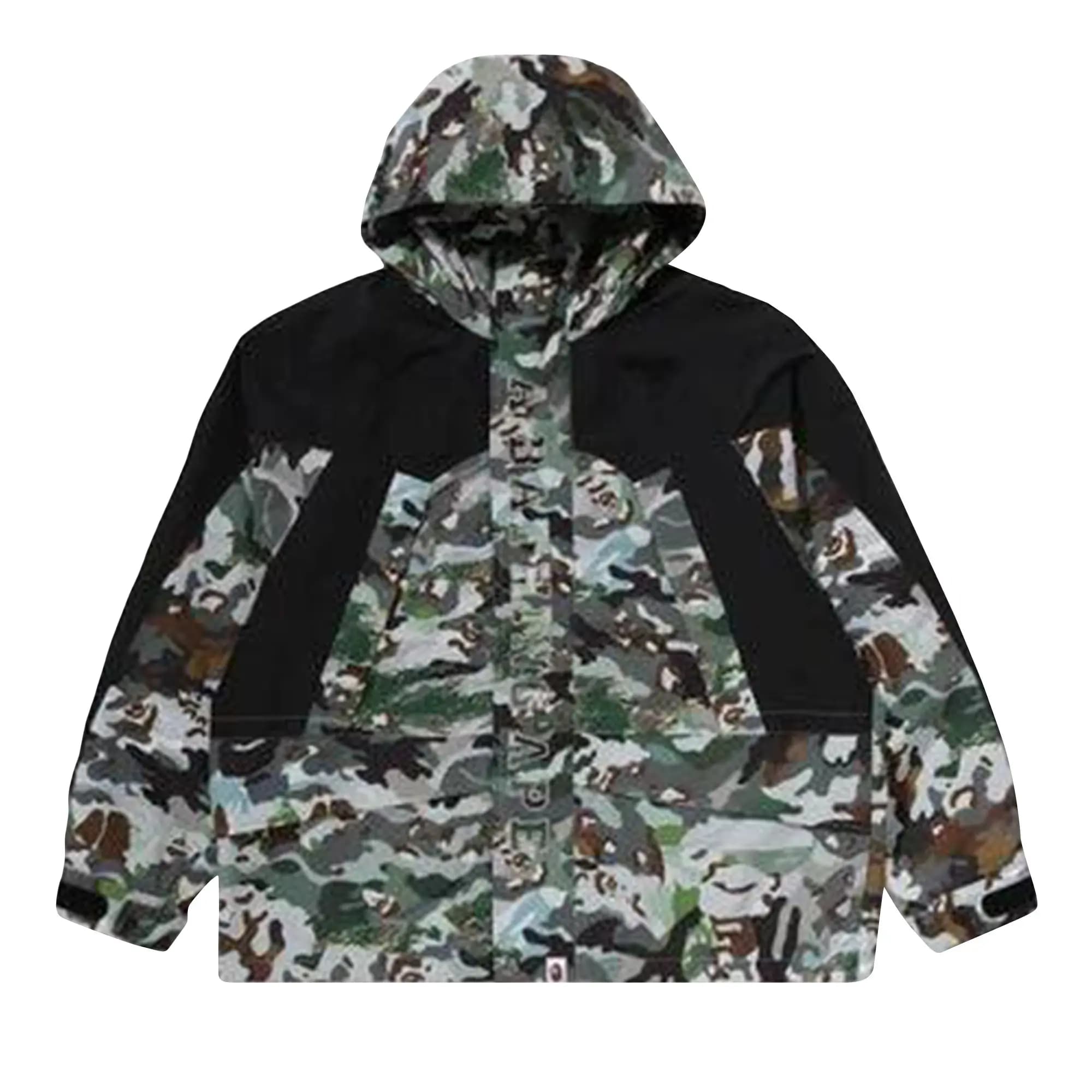 BAPE Hybrid Camo Snowboard Jacket 'Olivedrab' by BAPE